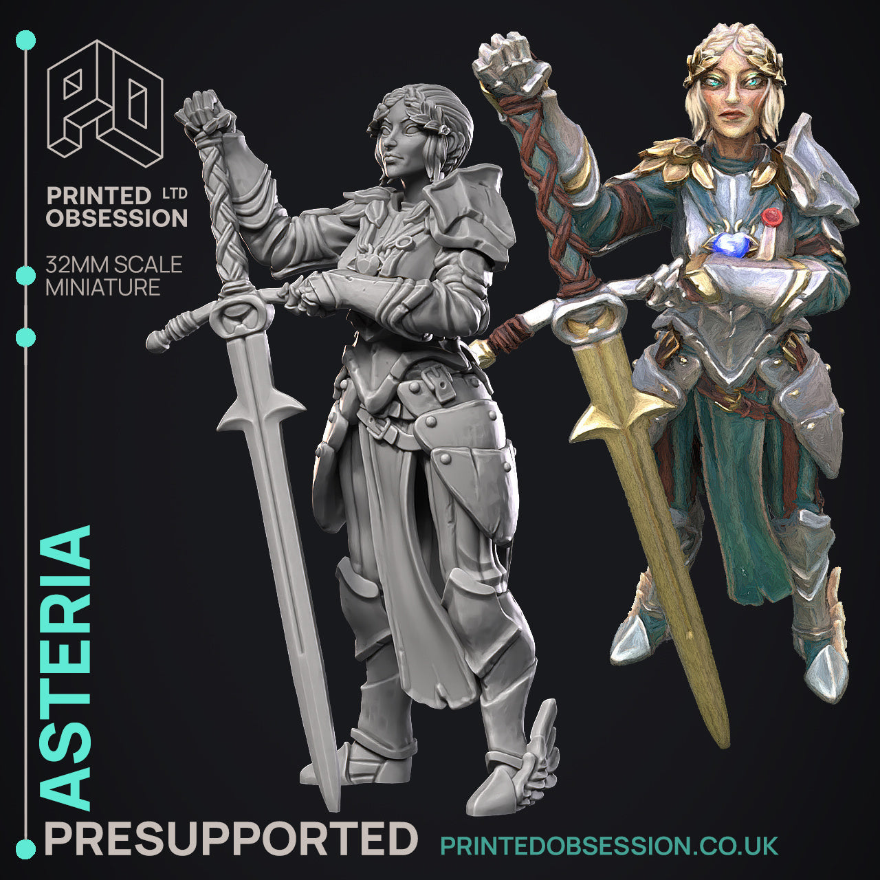 3D printed Asteria