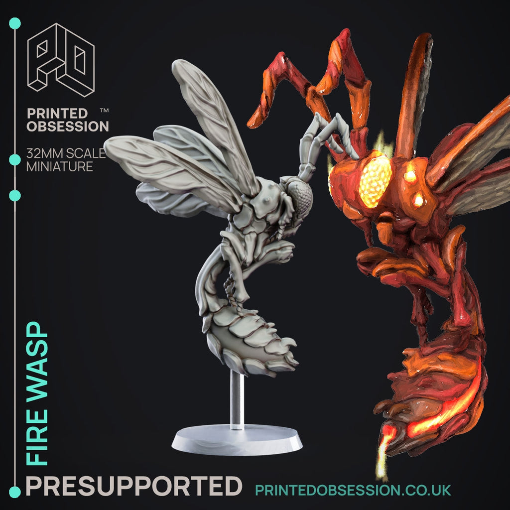 3D printed Fire wasp mini