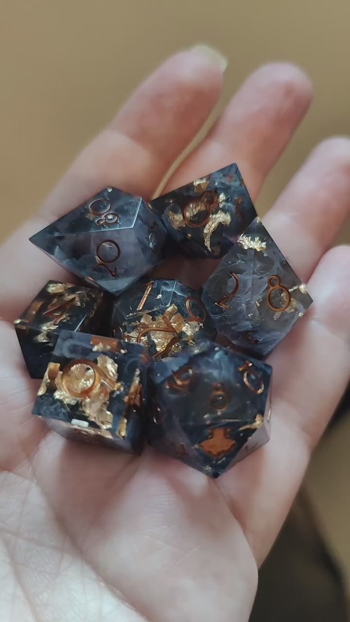 PRE ORDER- Handmade dice set: The Royal Crypt