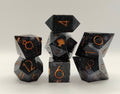 Handmade dice set: The expedition thin font