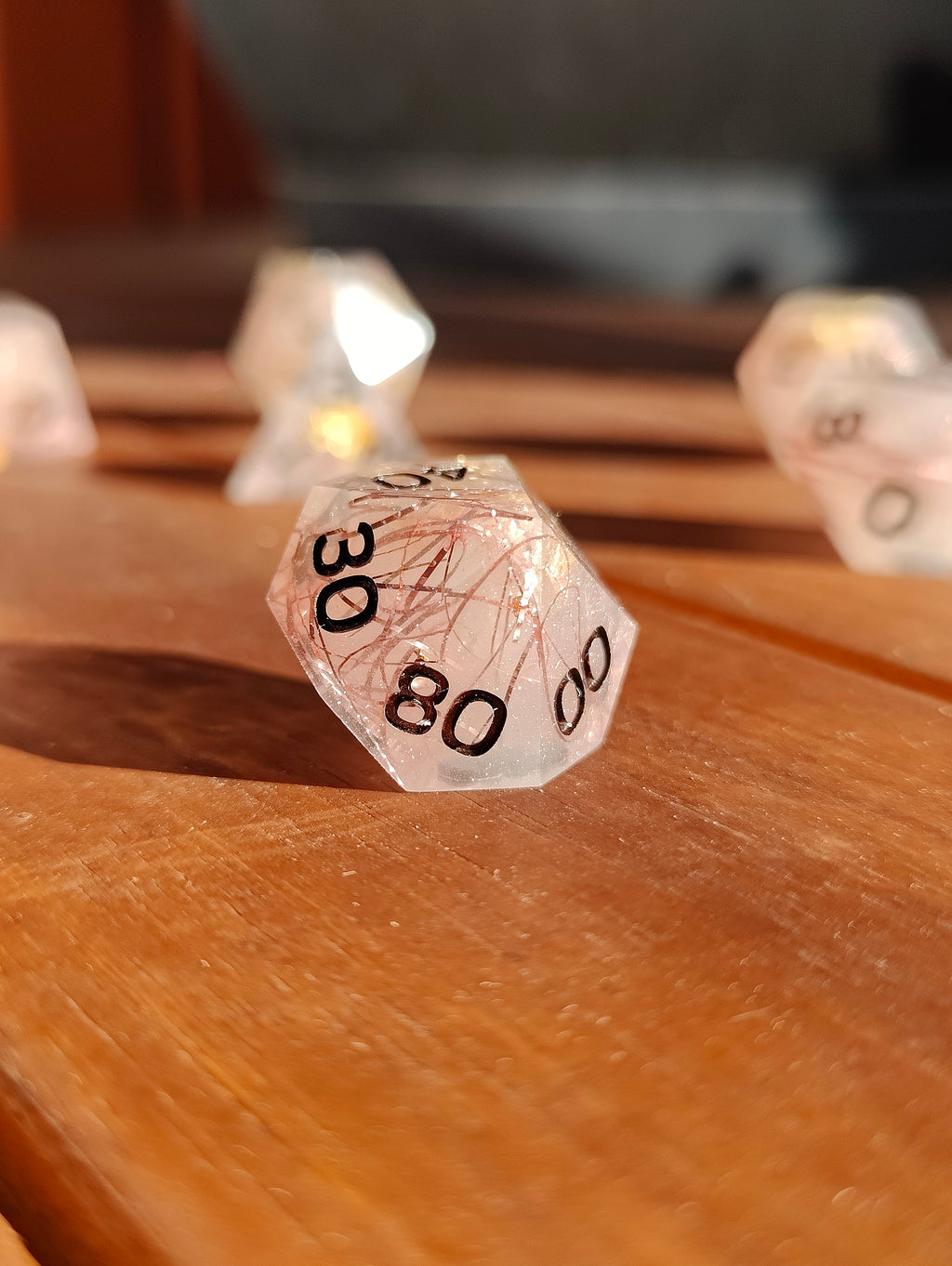 Handmade dice set: Faerie dust