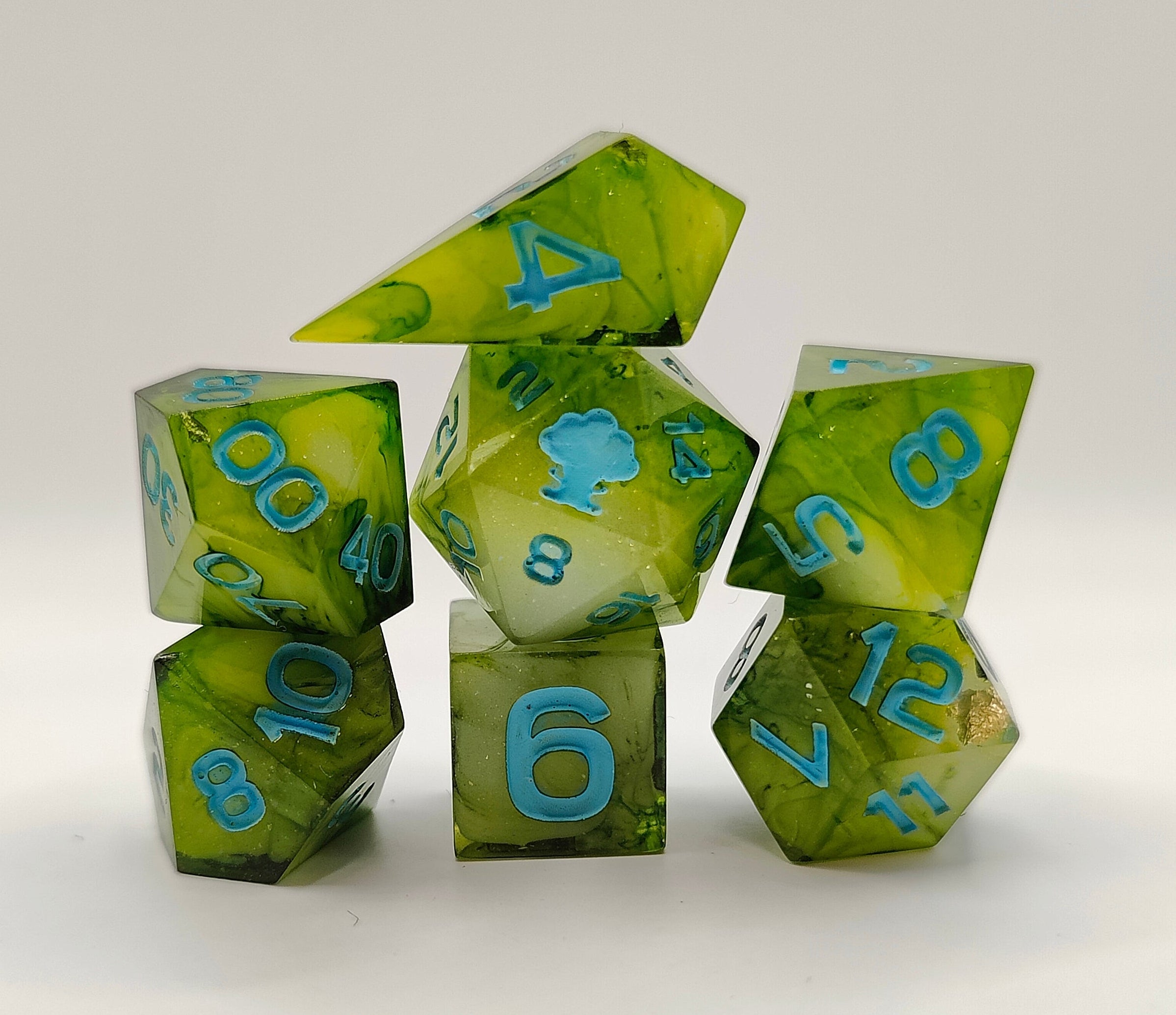 Mini dice set: Sprig of Spring