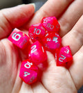 Mini dice set: Candy floss