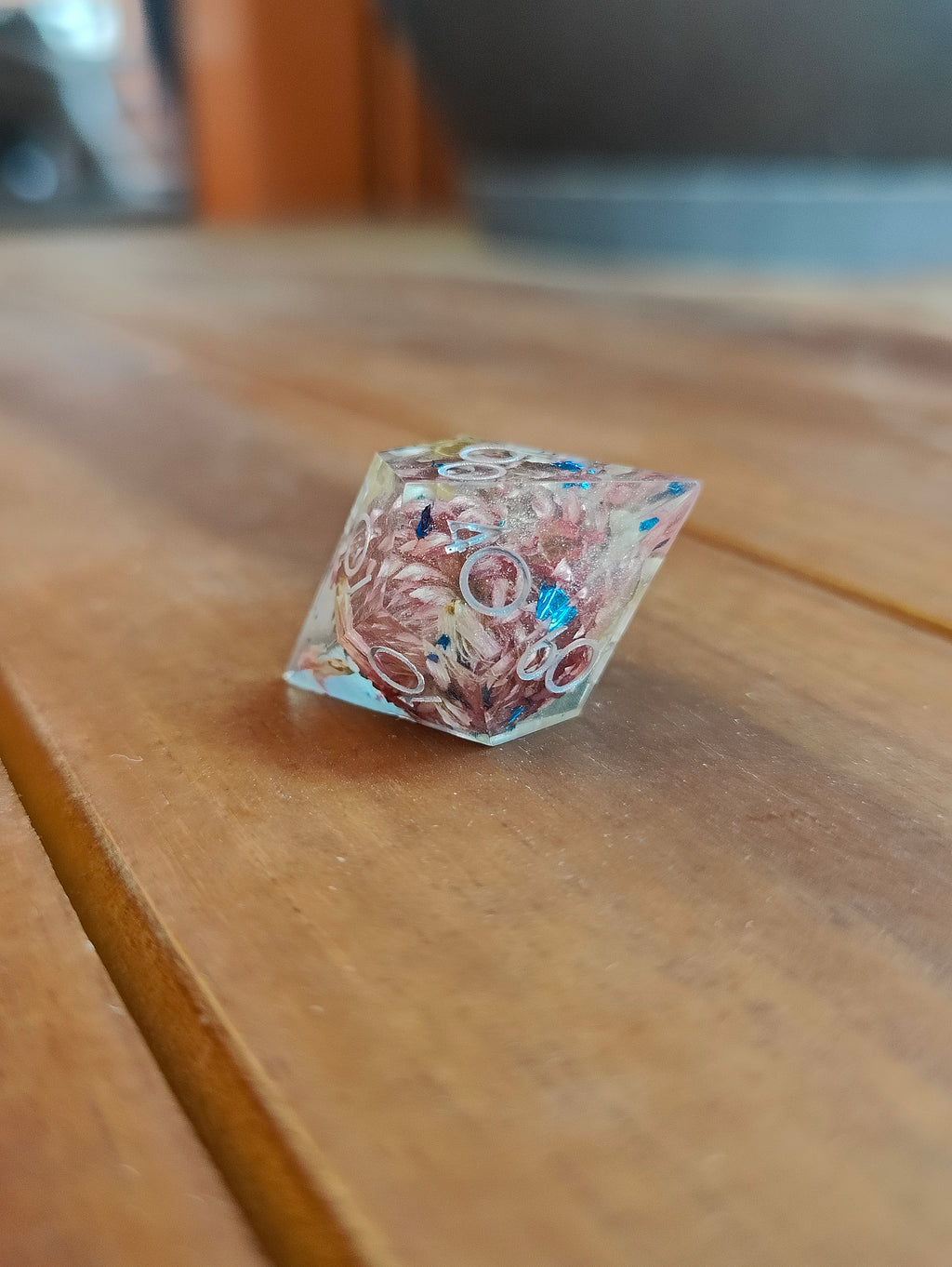 Handmade single elongated D100: In bloom