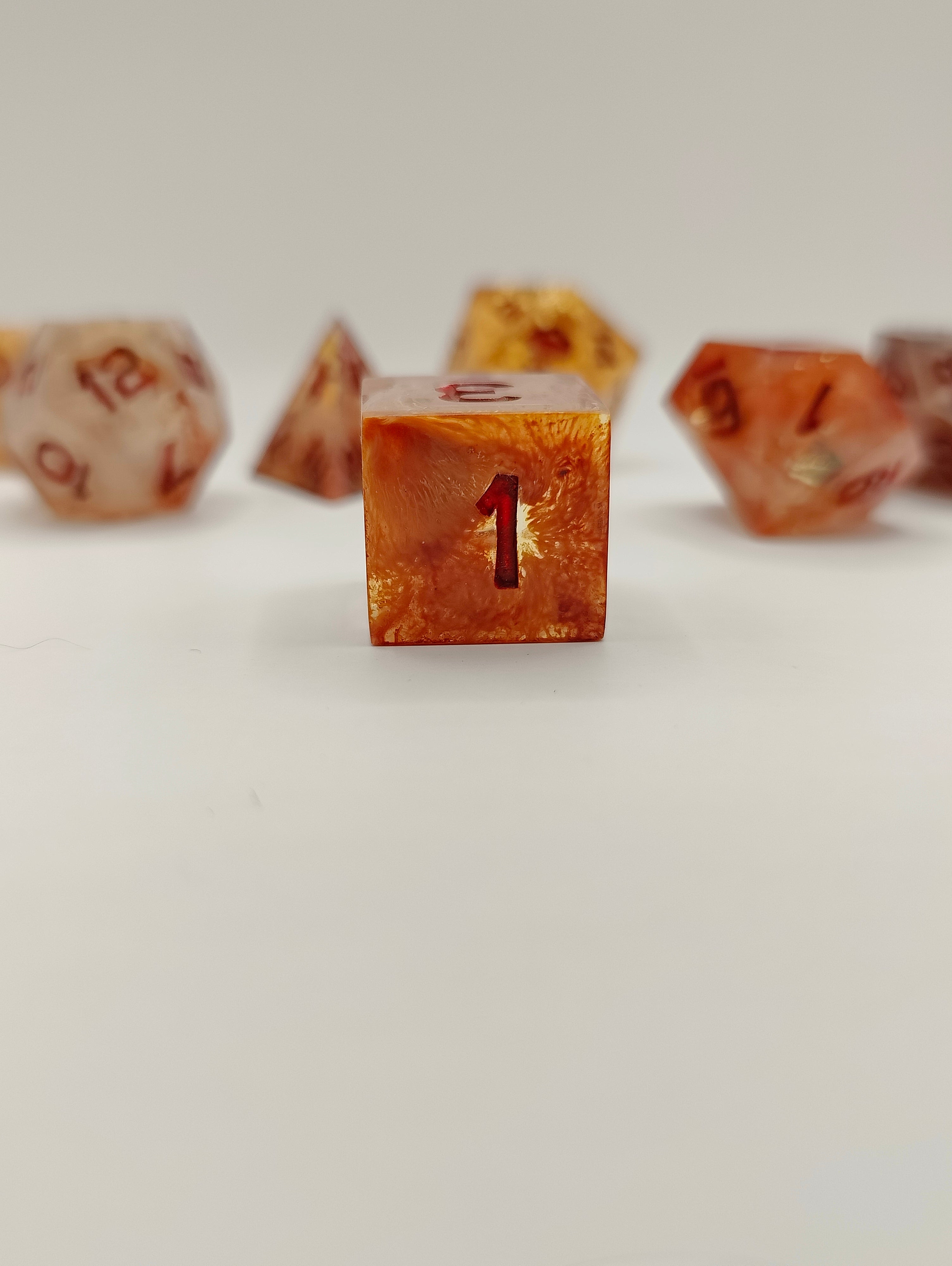 Handmade dice set: Mix and Match