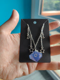 Handmade dice necklace: Stargazing D10