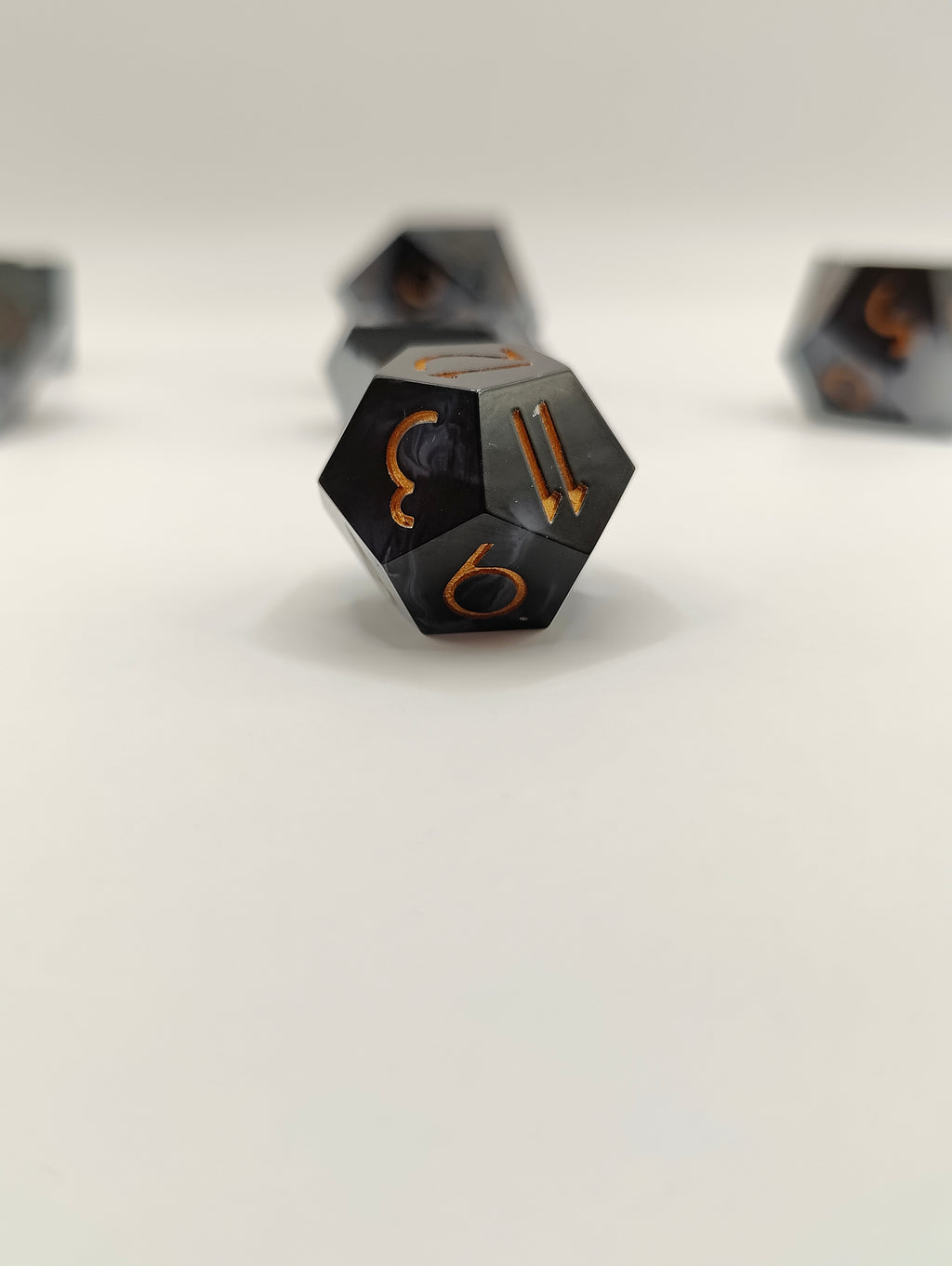 Handmade dice set: Threads of fate