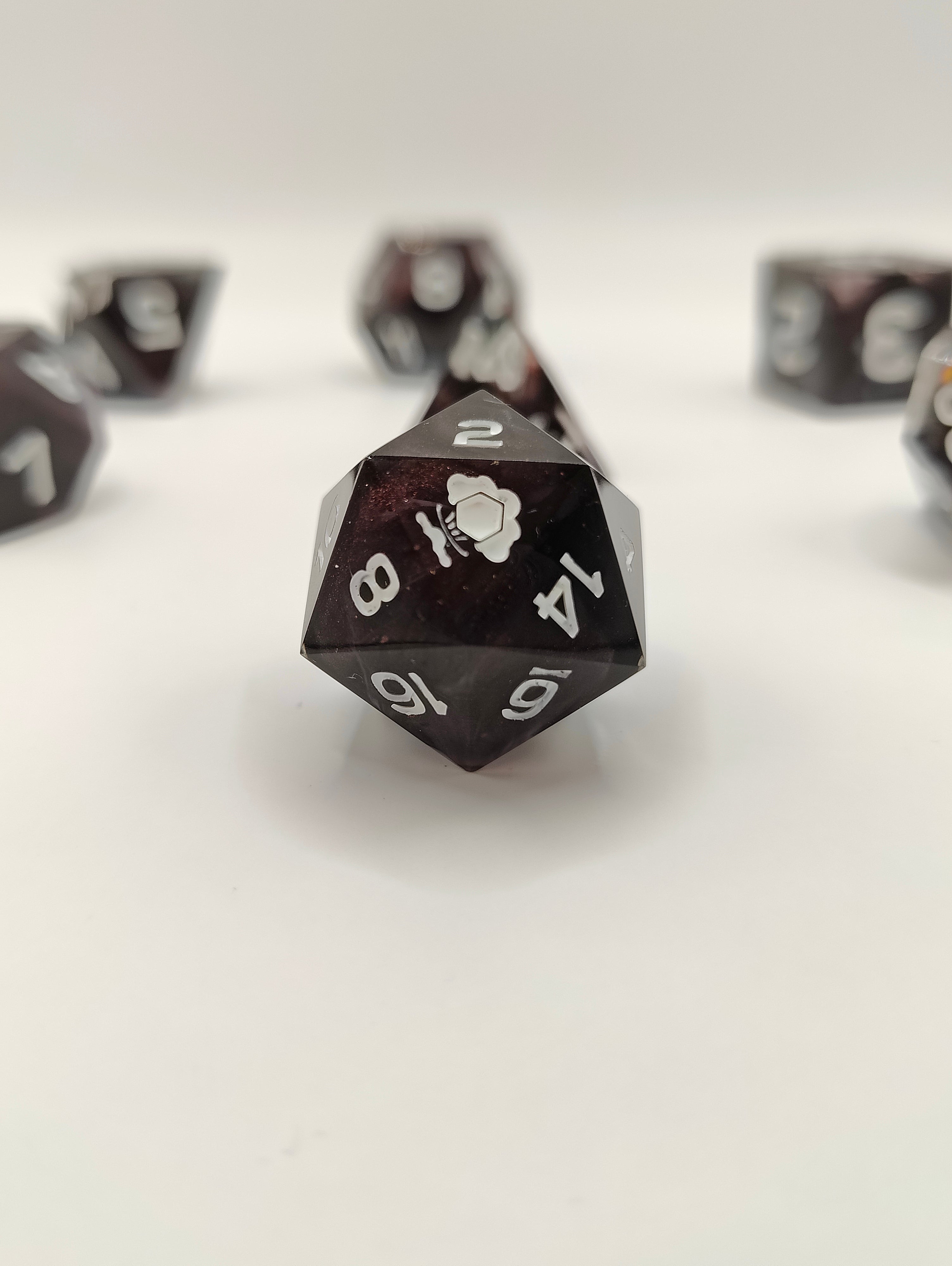 Handmade dice set: Astral sea