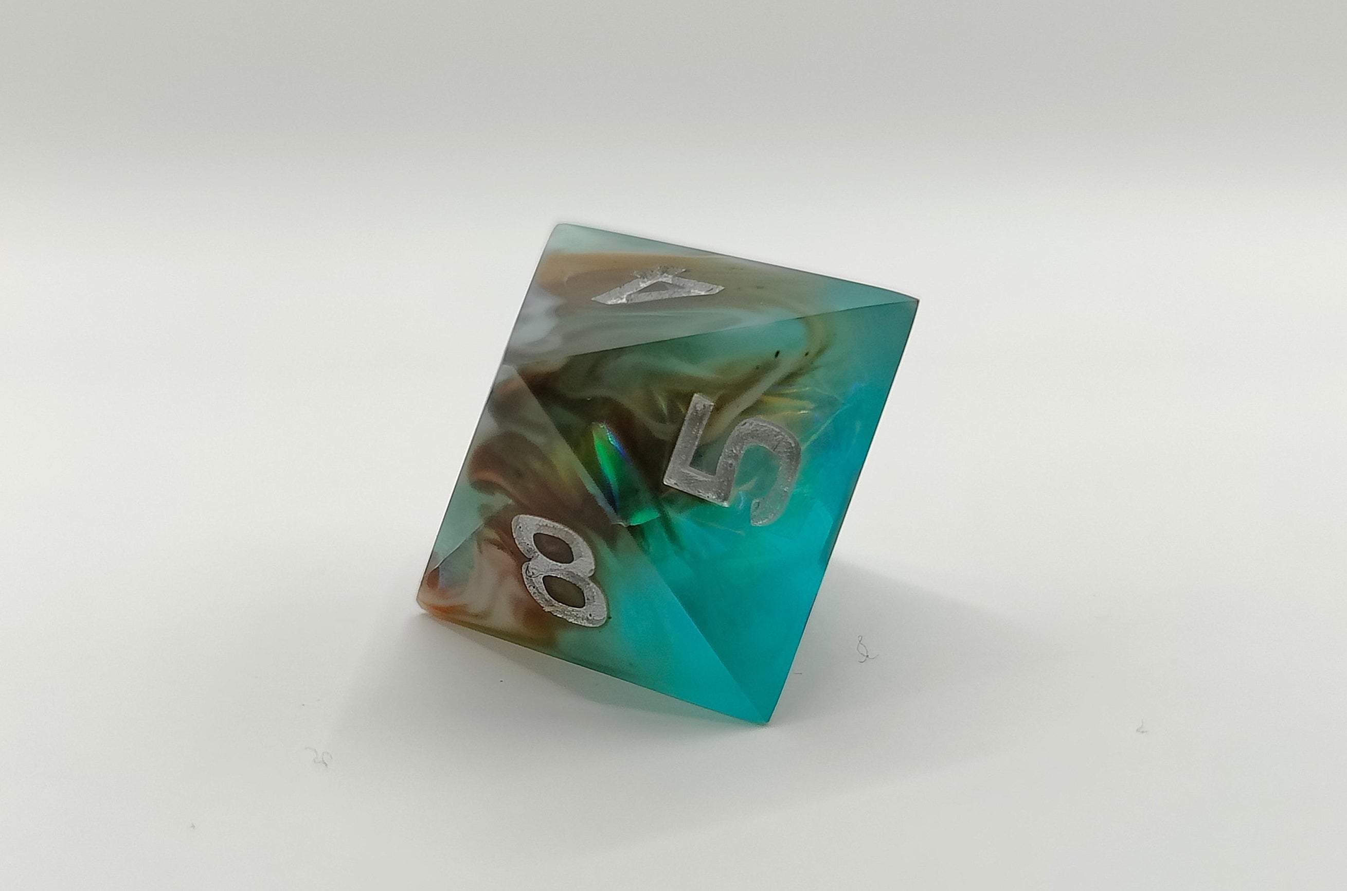 Handmade single D8: Lagoon matte finish