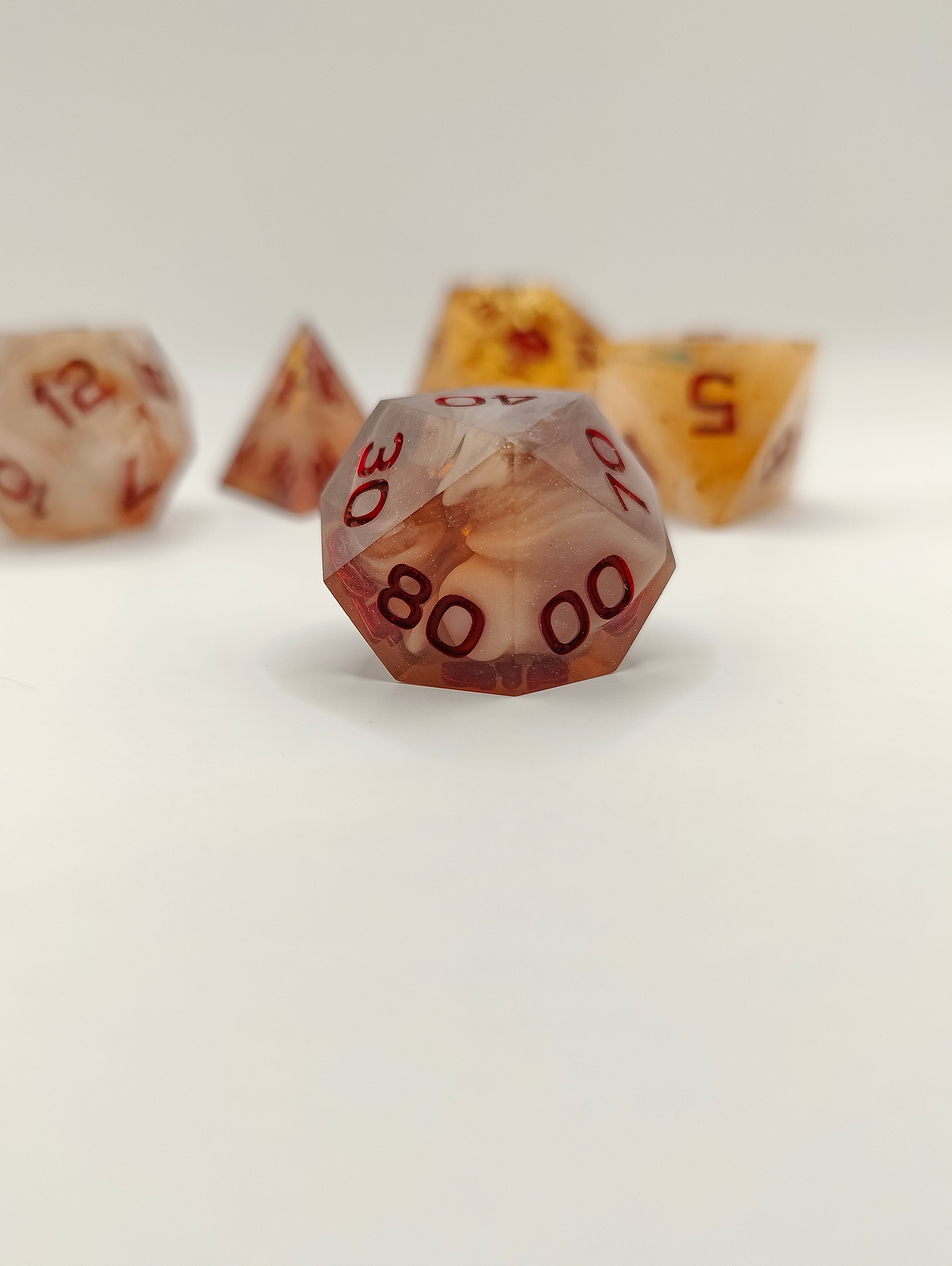 Handmade dice set: Mix and Match