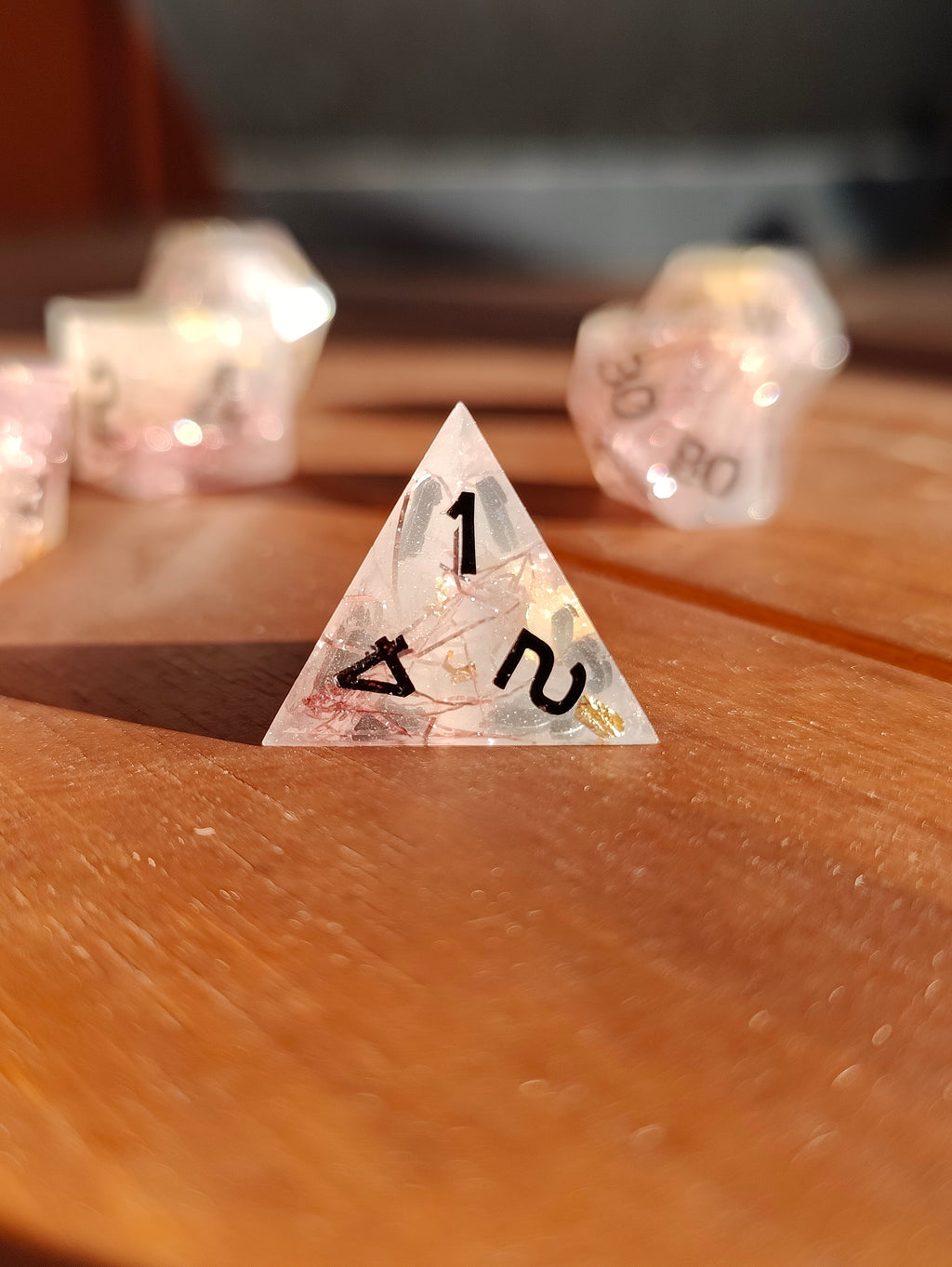 Handmade dice set: Faerie dust