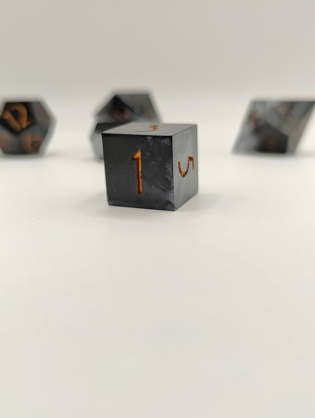 Handmade dice set: Threads of fate
