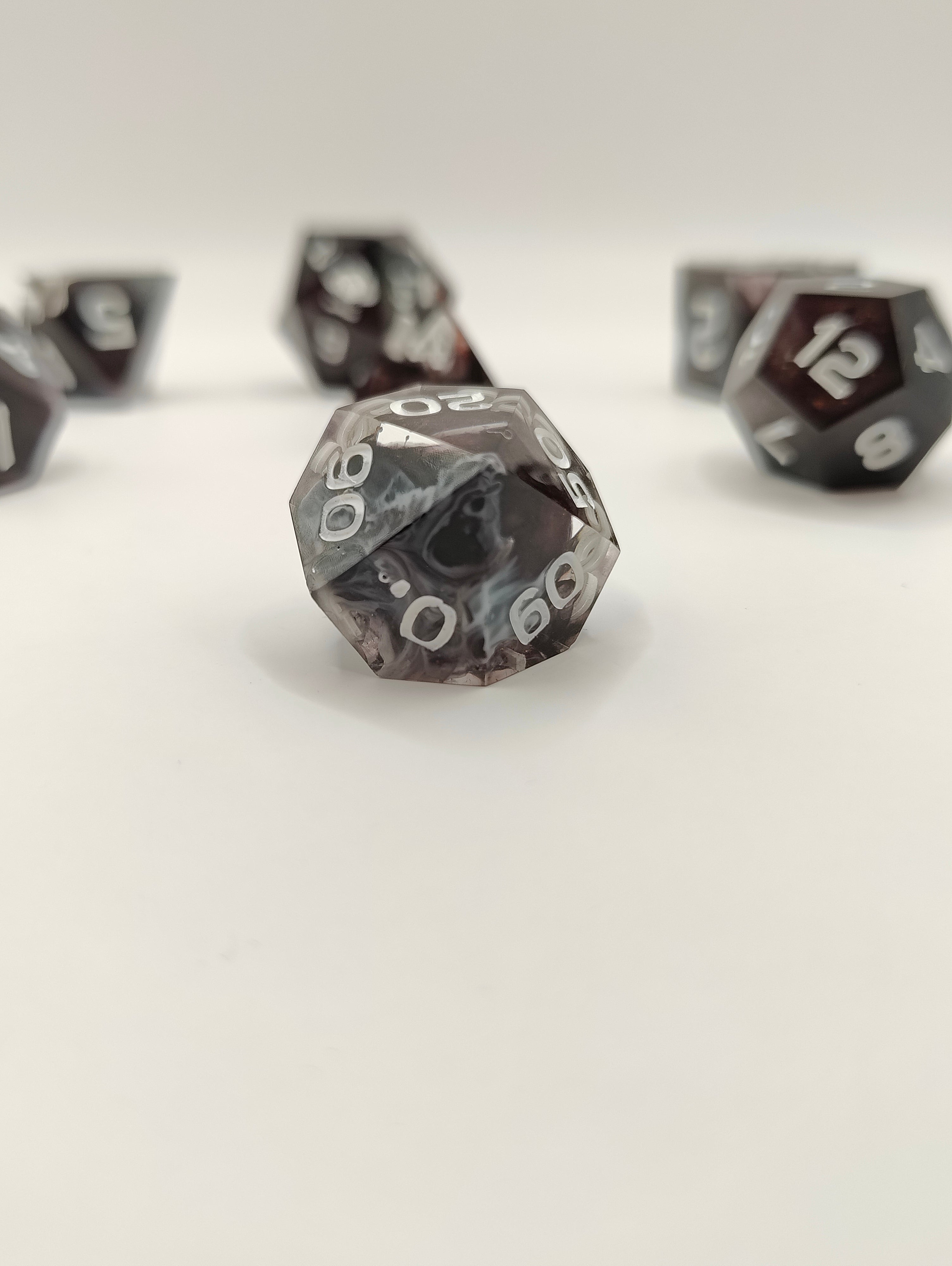 Handmade dice set: Astral sea