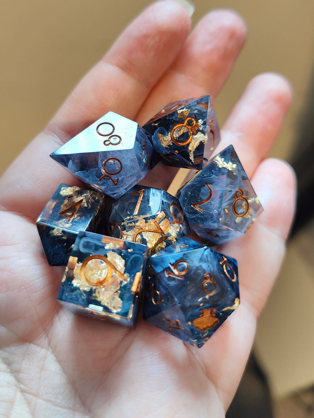 PRE ORDER- Handmade dice set: The Royal Crypt