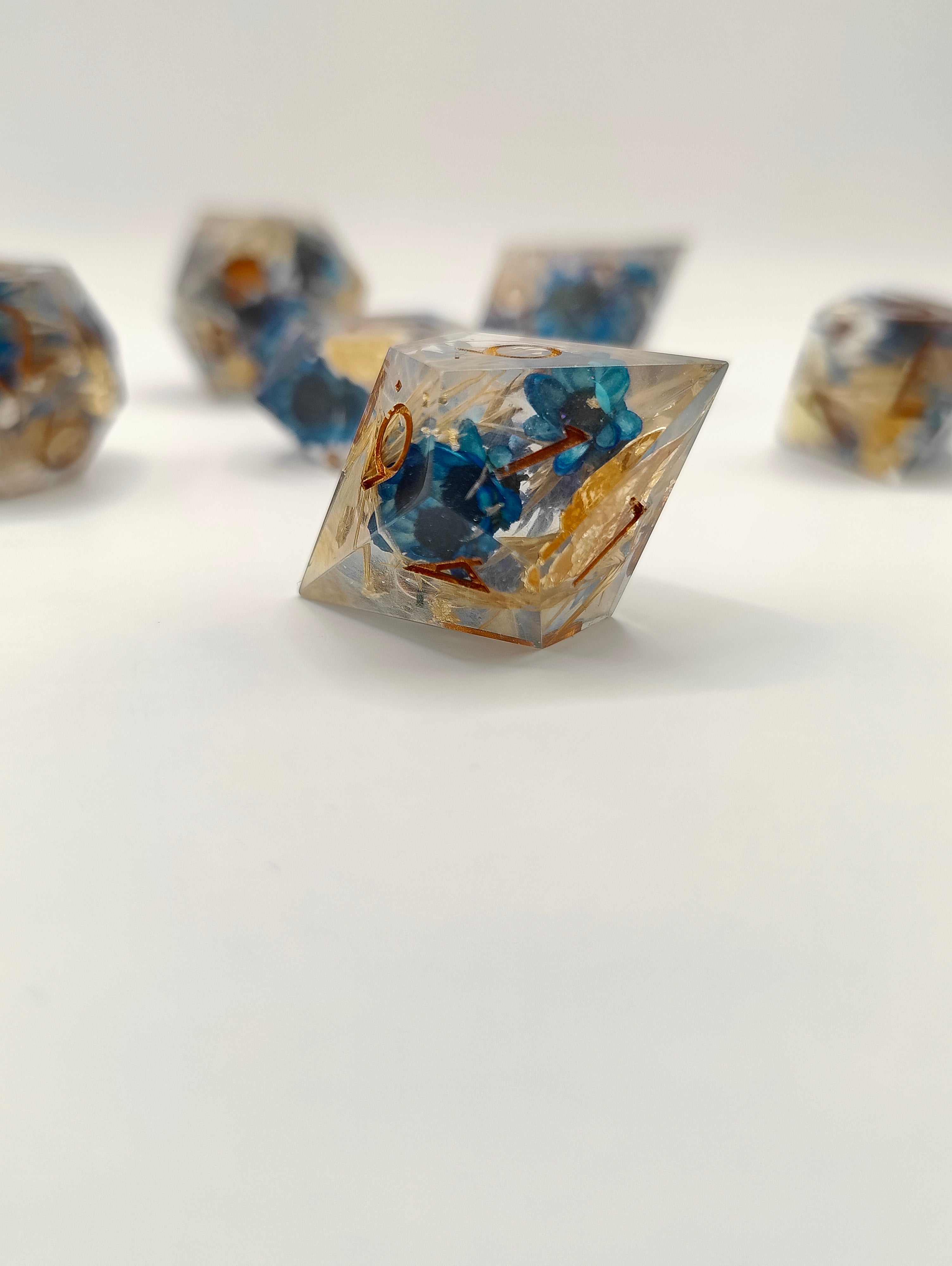 Handmade dice set: The harvest