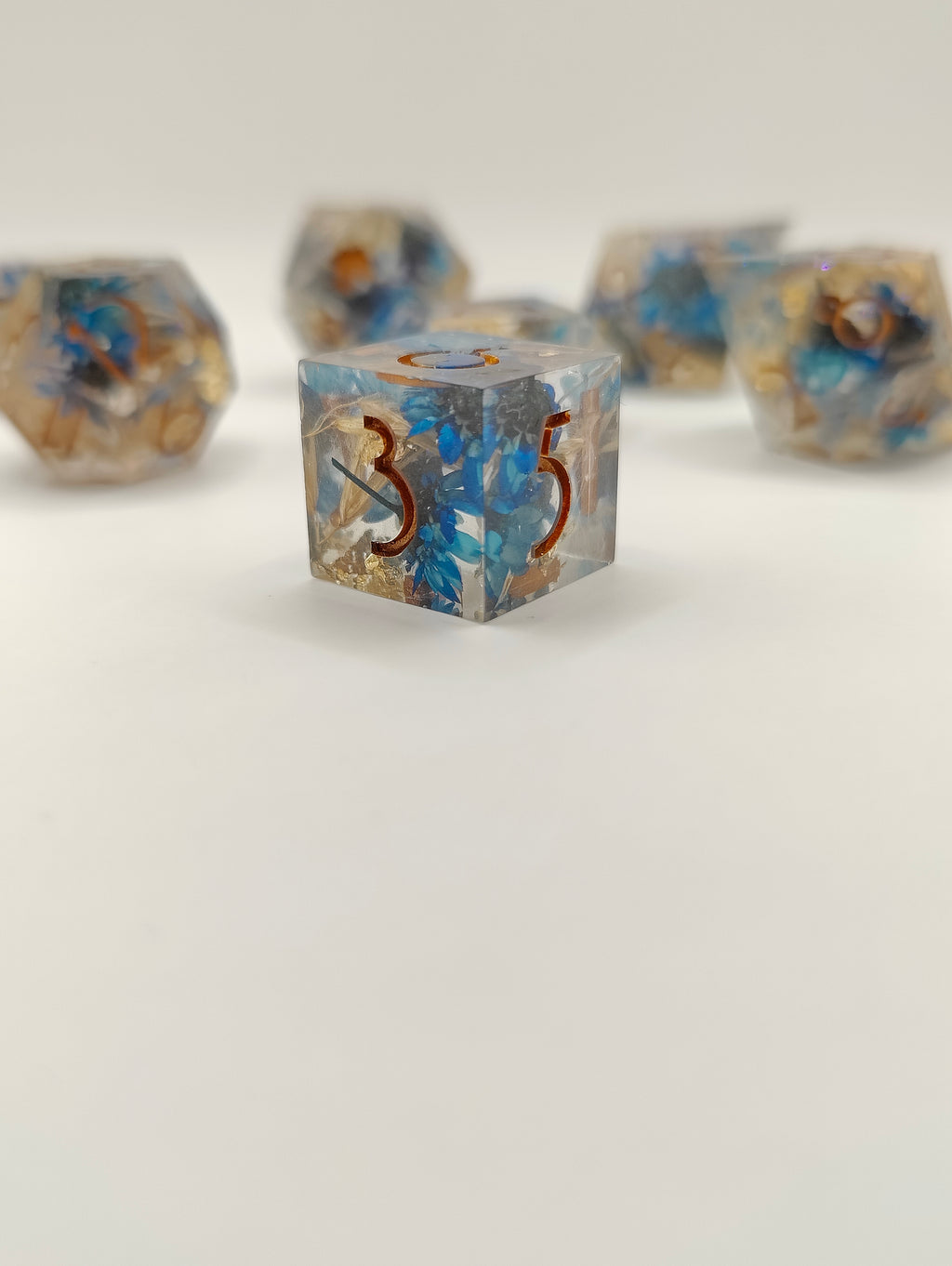 Handmade dice set: The harvest