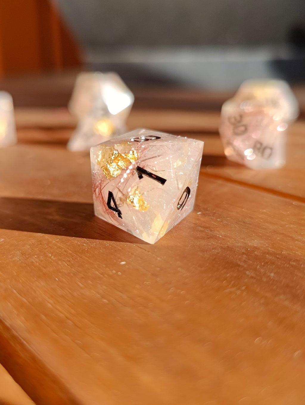 Handmade dice set: Faerie dust