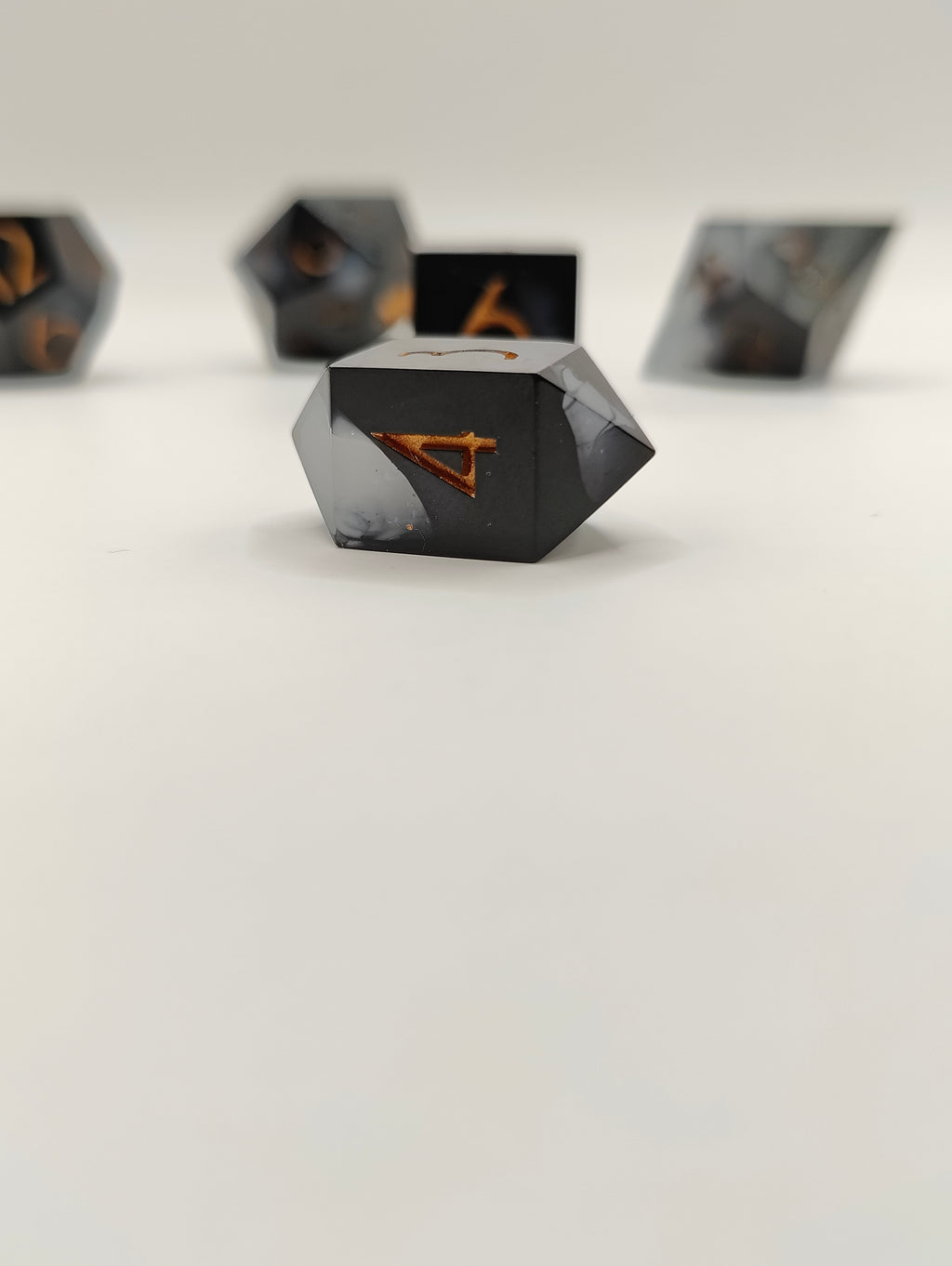 Handmade dice set: Threads of fate