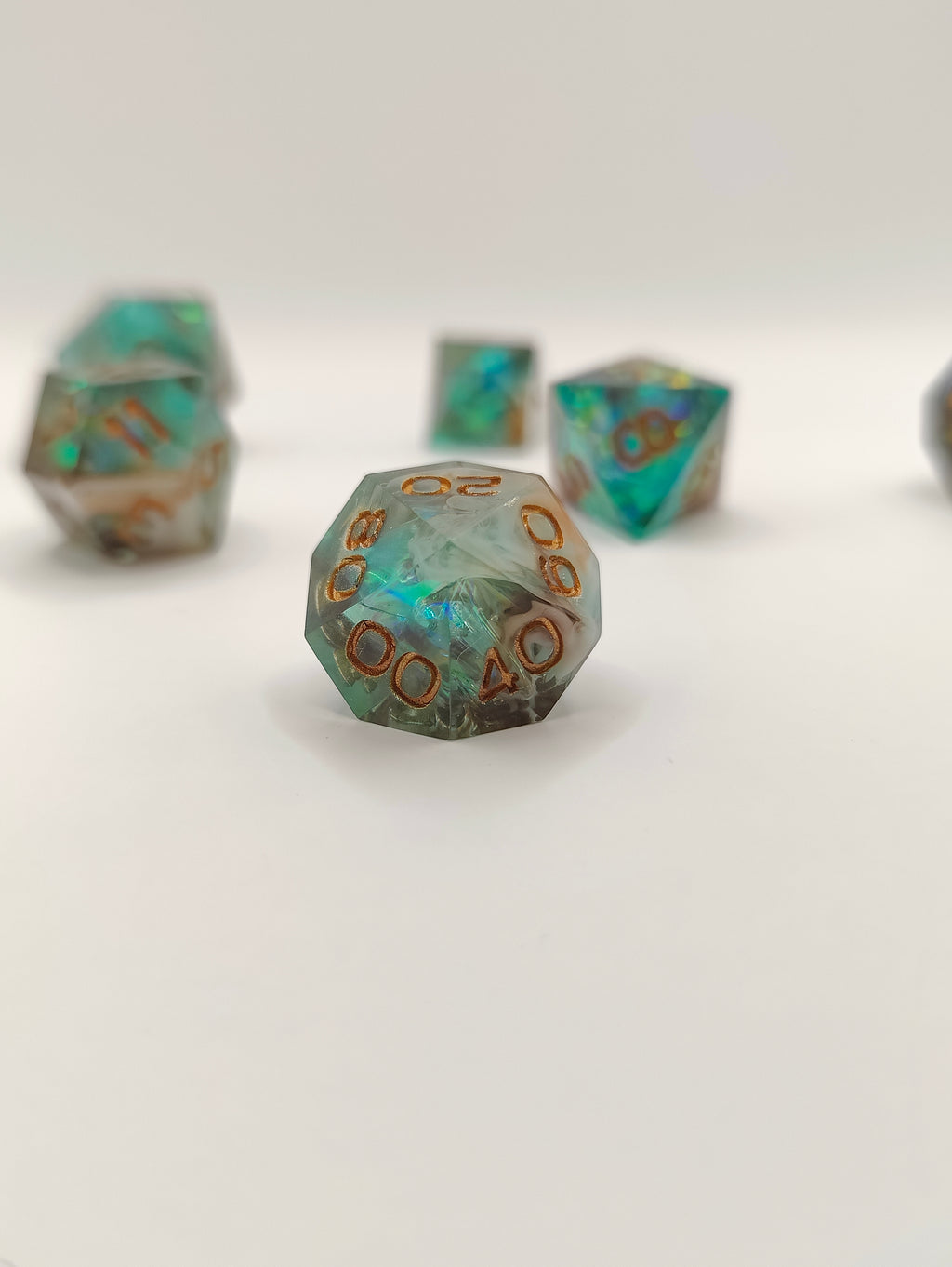 Mini dice set: Lagoon
