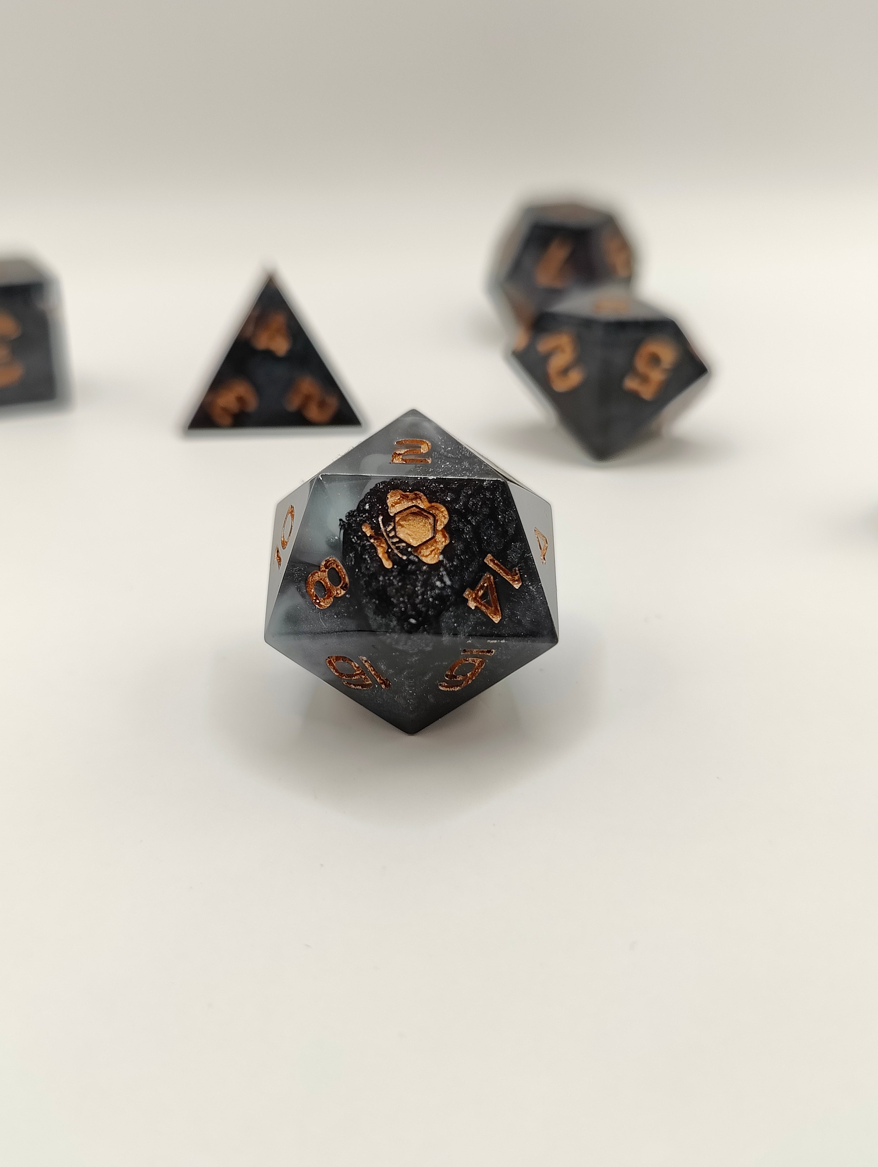Handmade dice set: The expedition