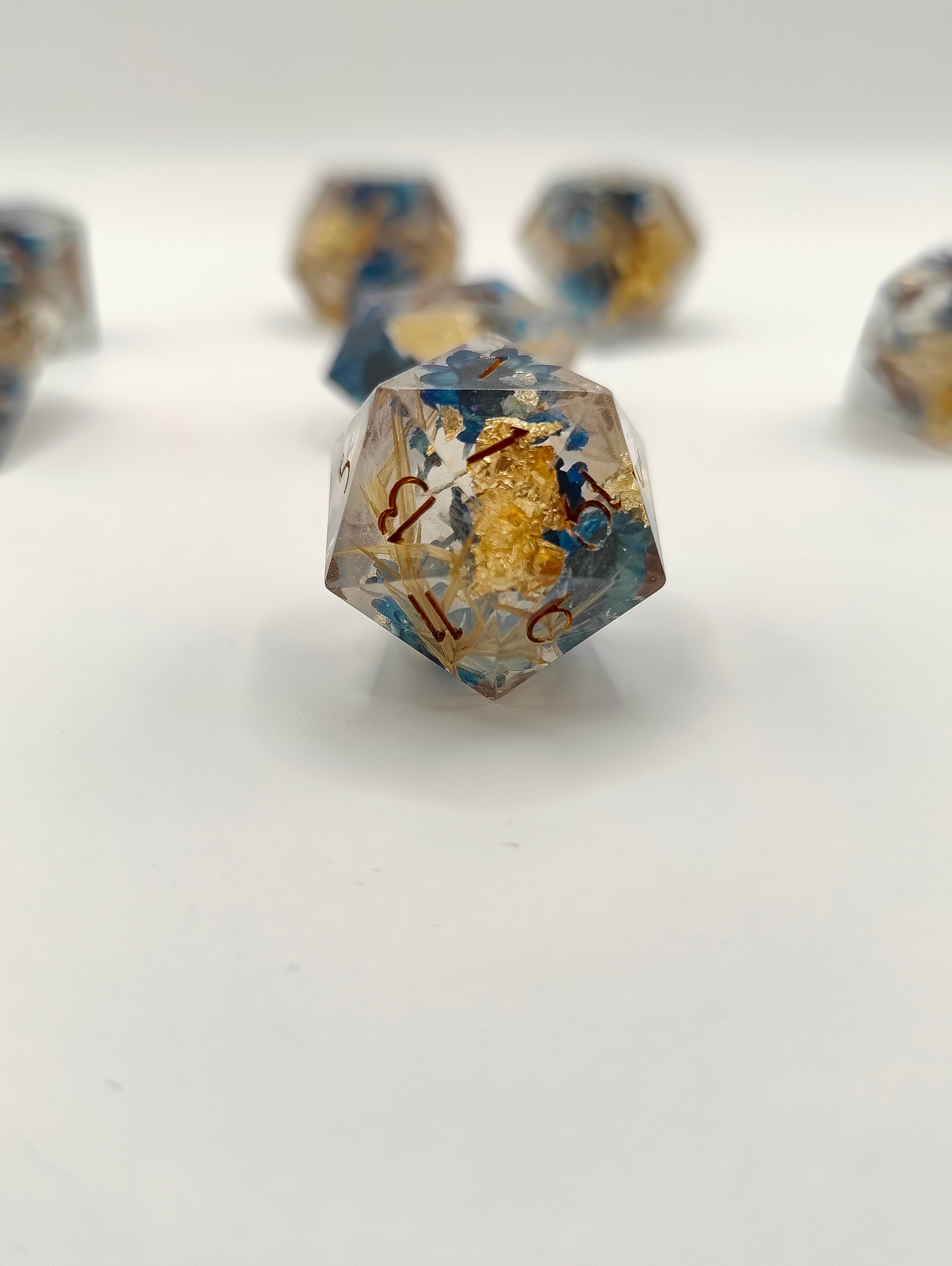 Handmade dice set: The harvest