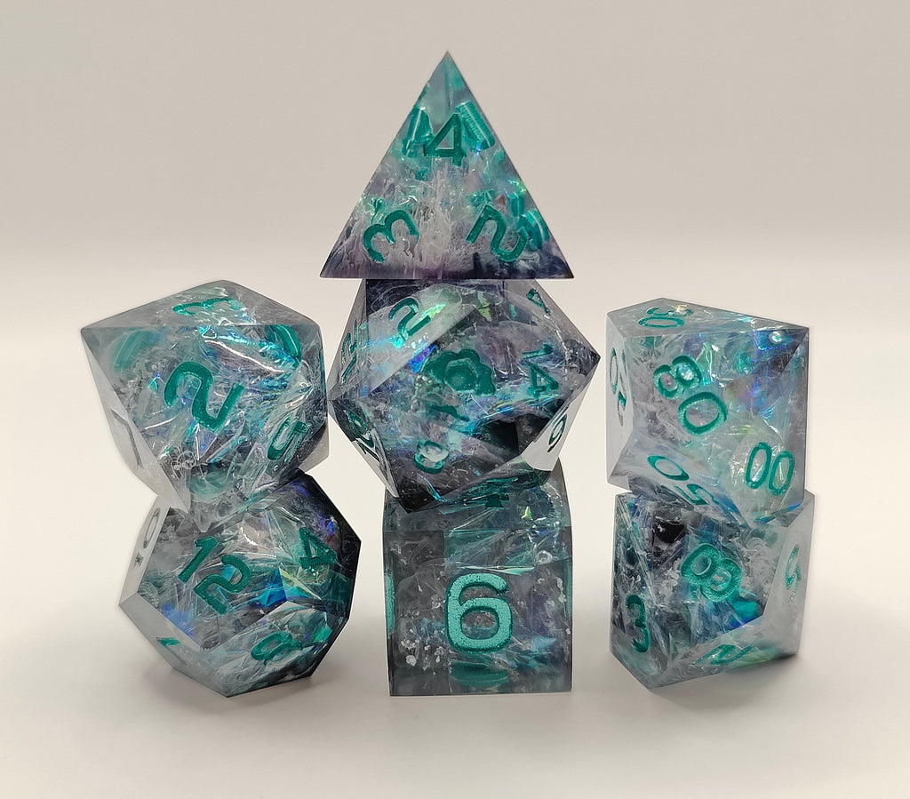 PRE ORDER- Handmade dice set: Mistborn