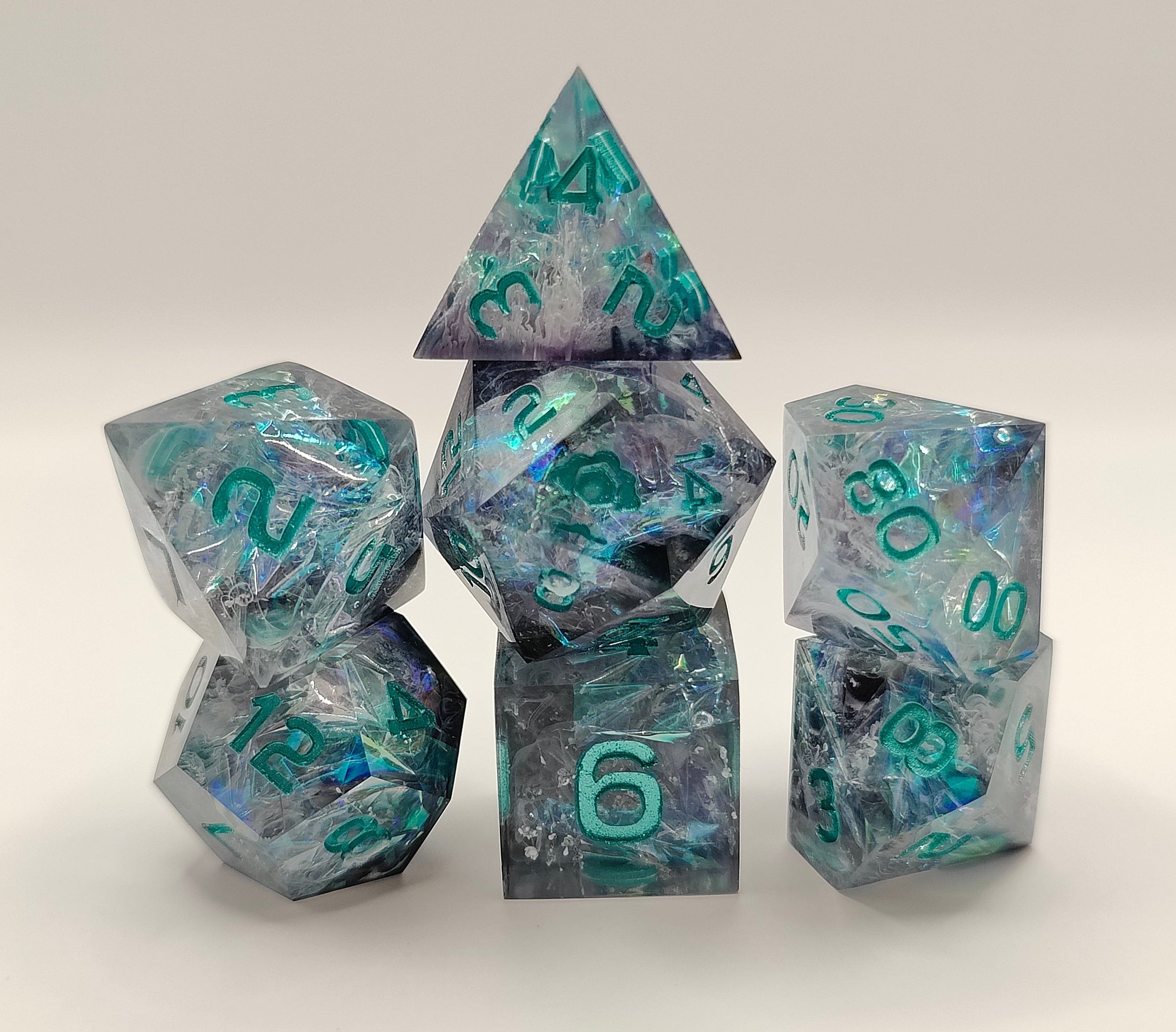 PRE ORDER- Handmade dice set: Mistborn