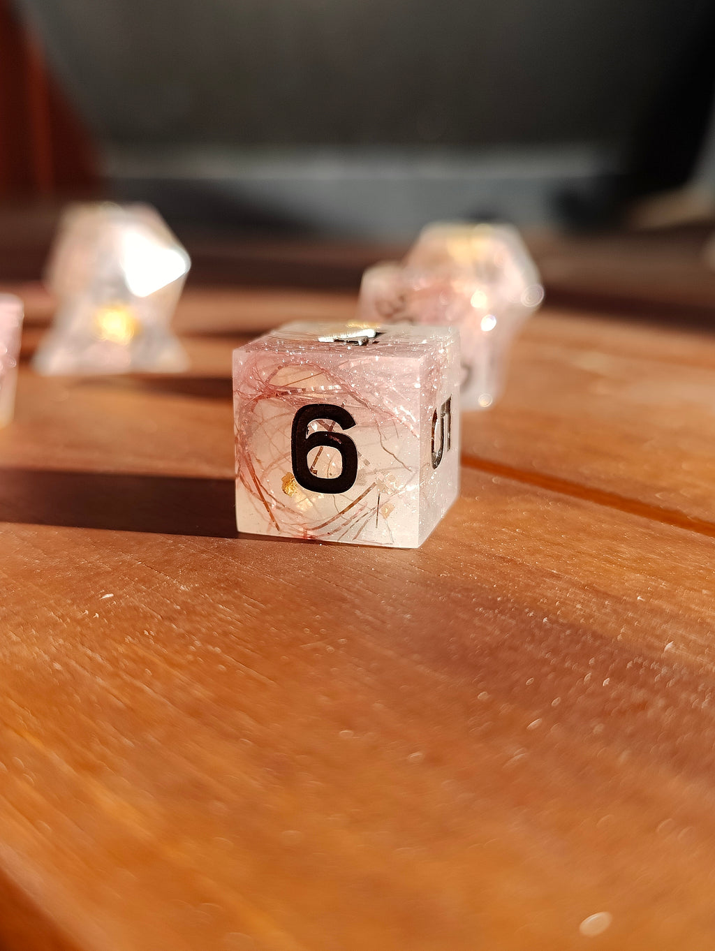 Handmade dice set: Faerie dust