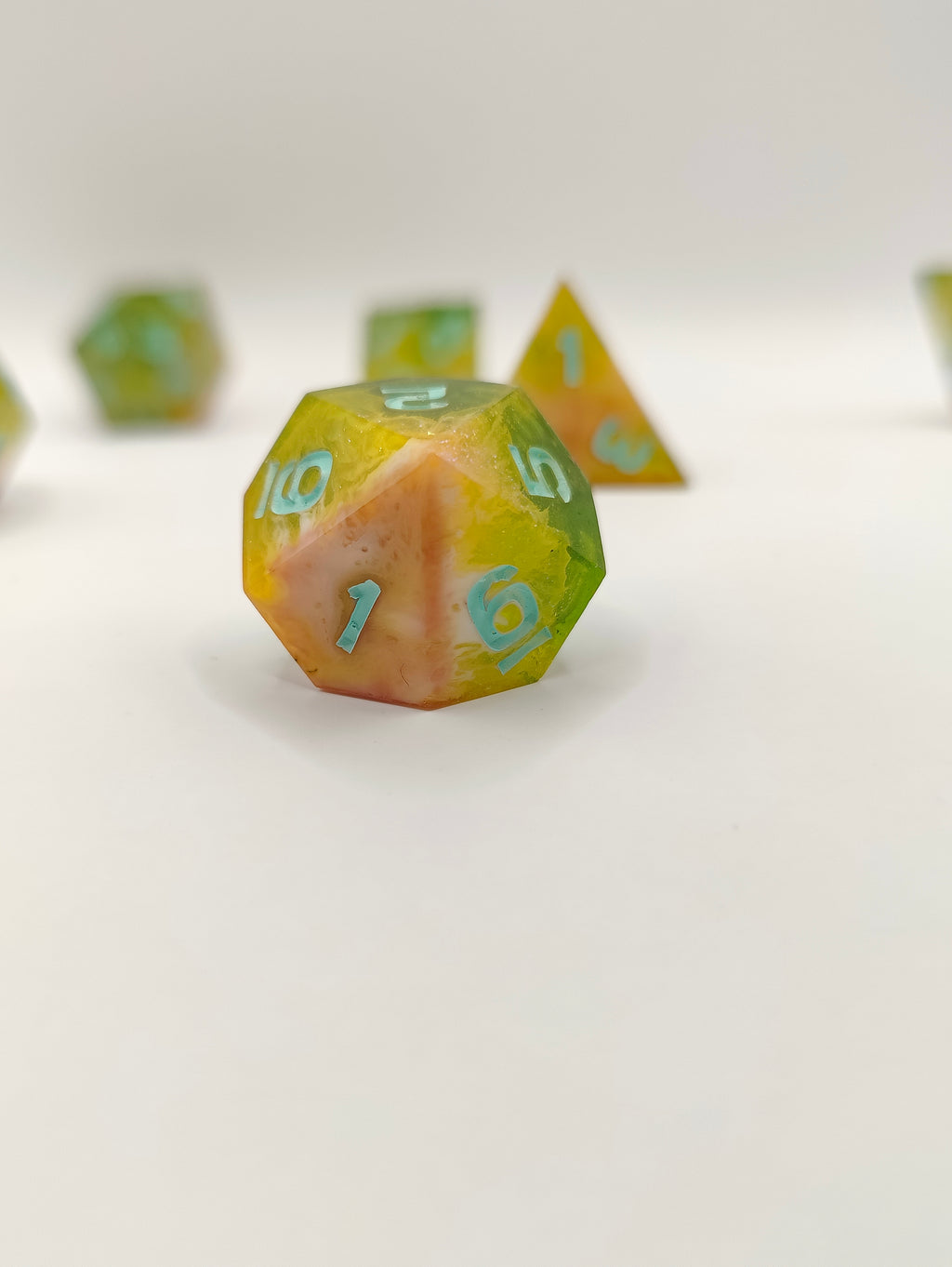 Handmade dice set: Pixie dust