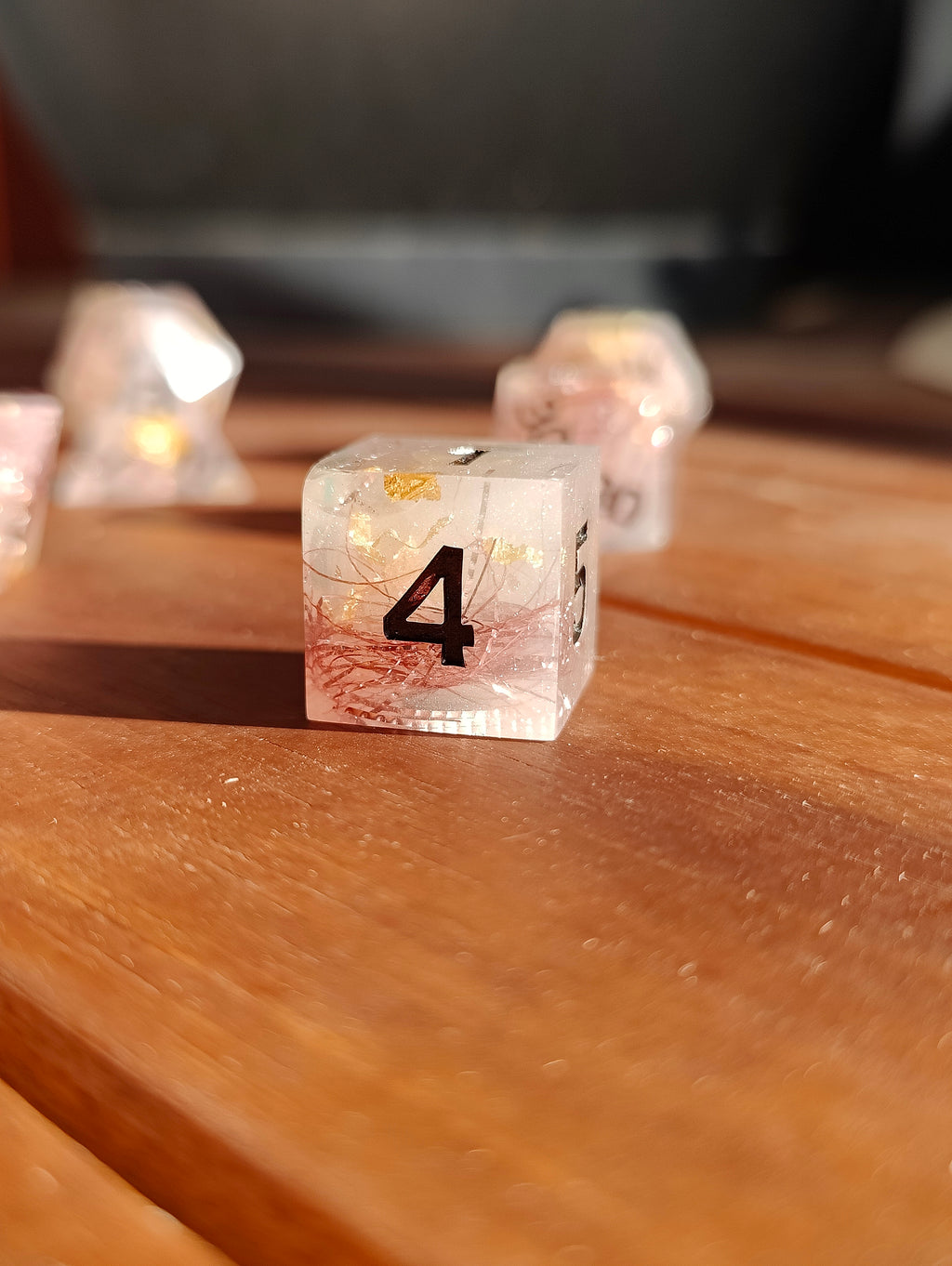 Handmade dice set: Faerie dust