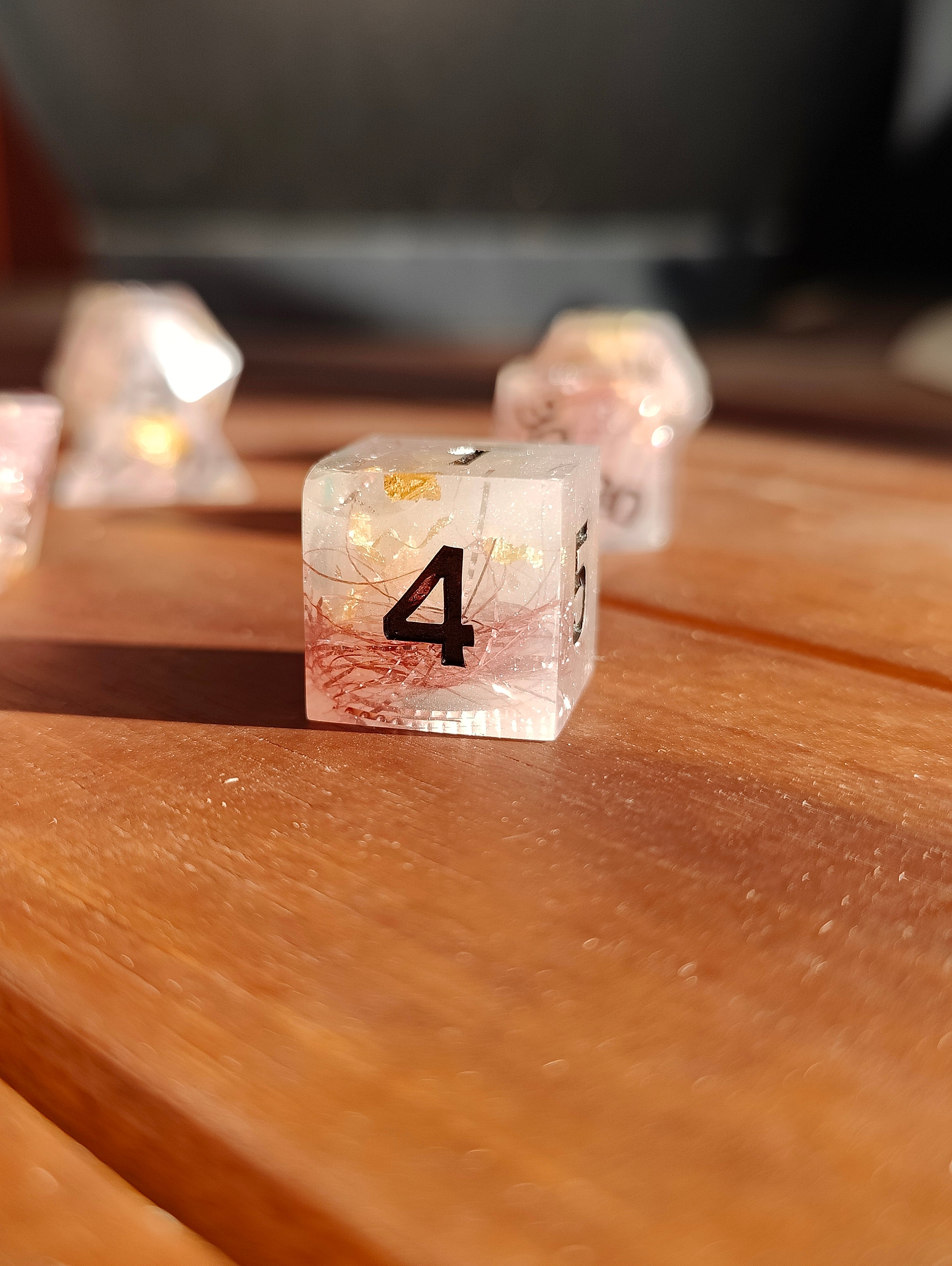 Handmade dice set: Faerie dust