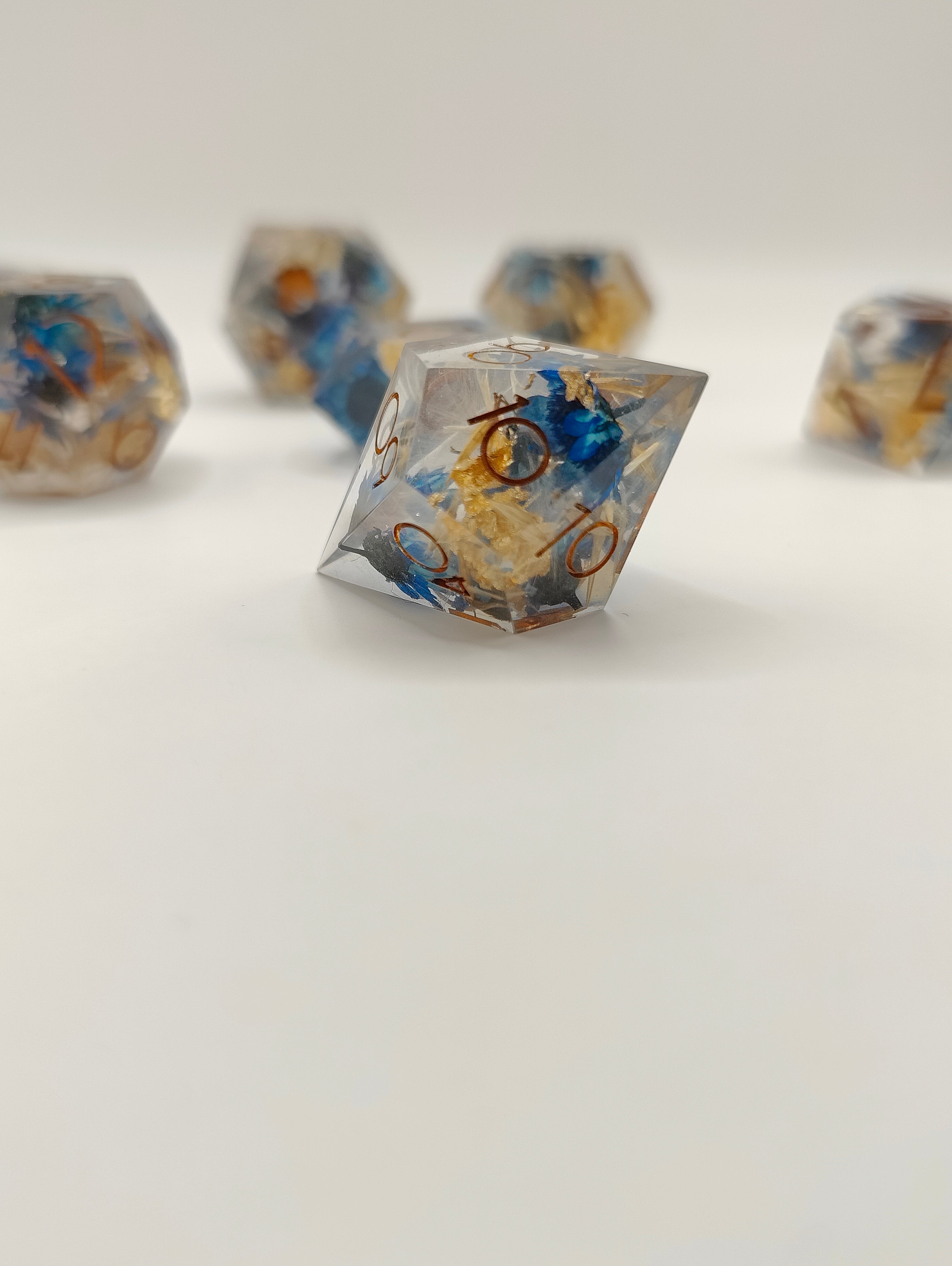 Handmade dice set: The harvest