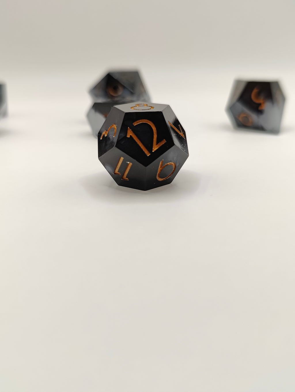 Handmade dice set: Threads of fate