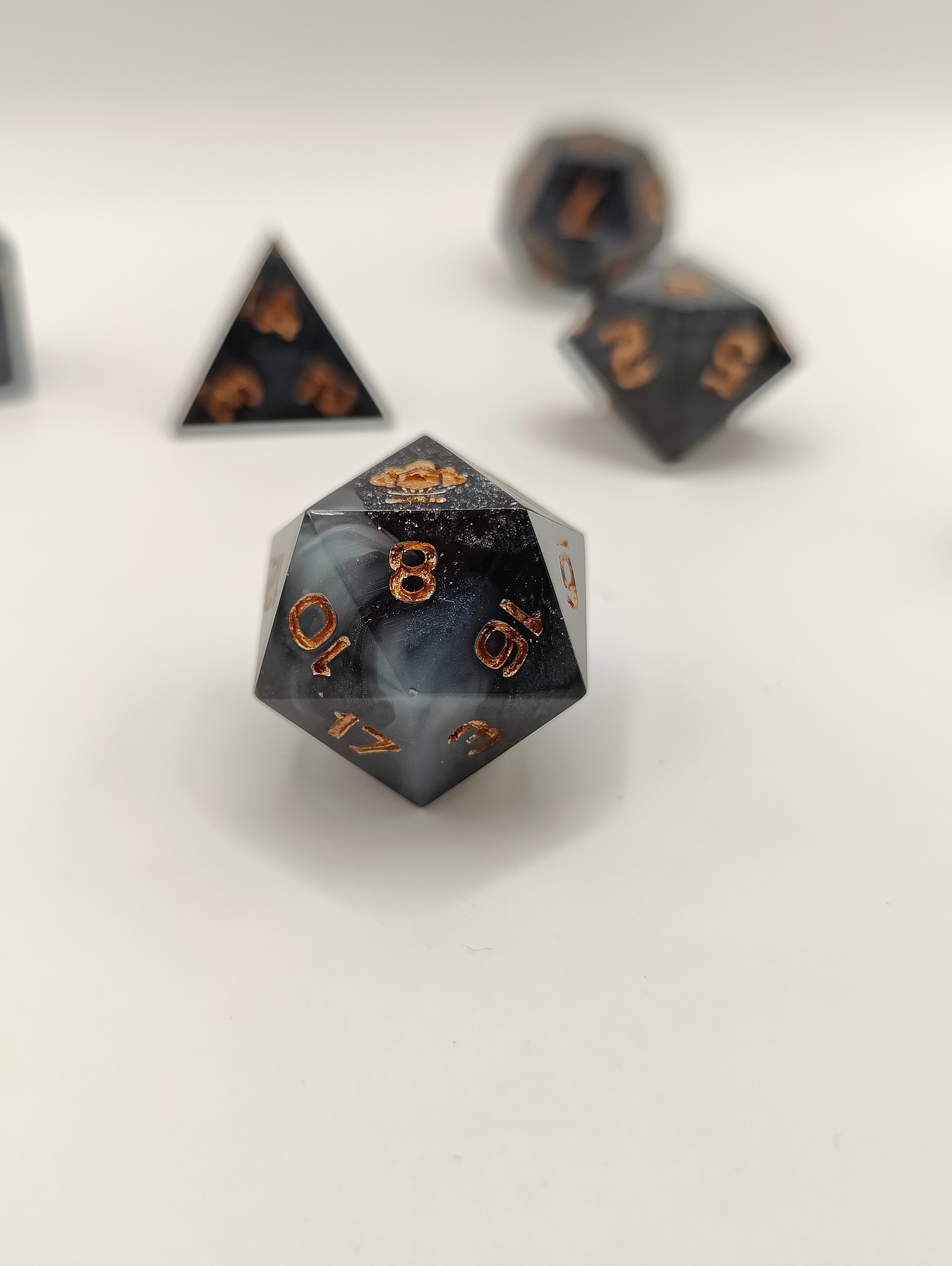 Handmade dice set: The expedition