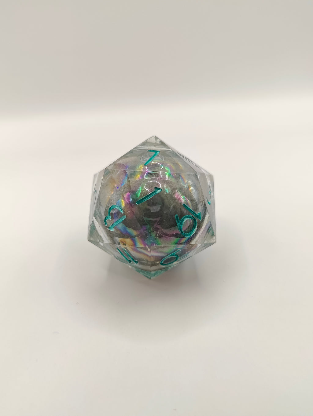 Handmade liquid core 30 mm D20: Oil spill