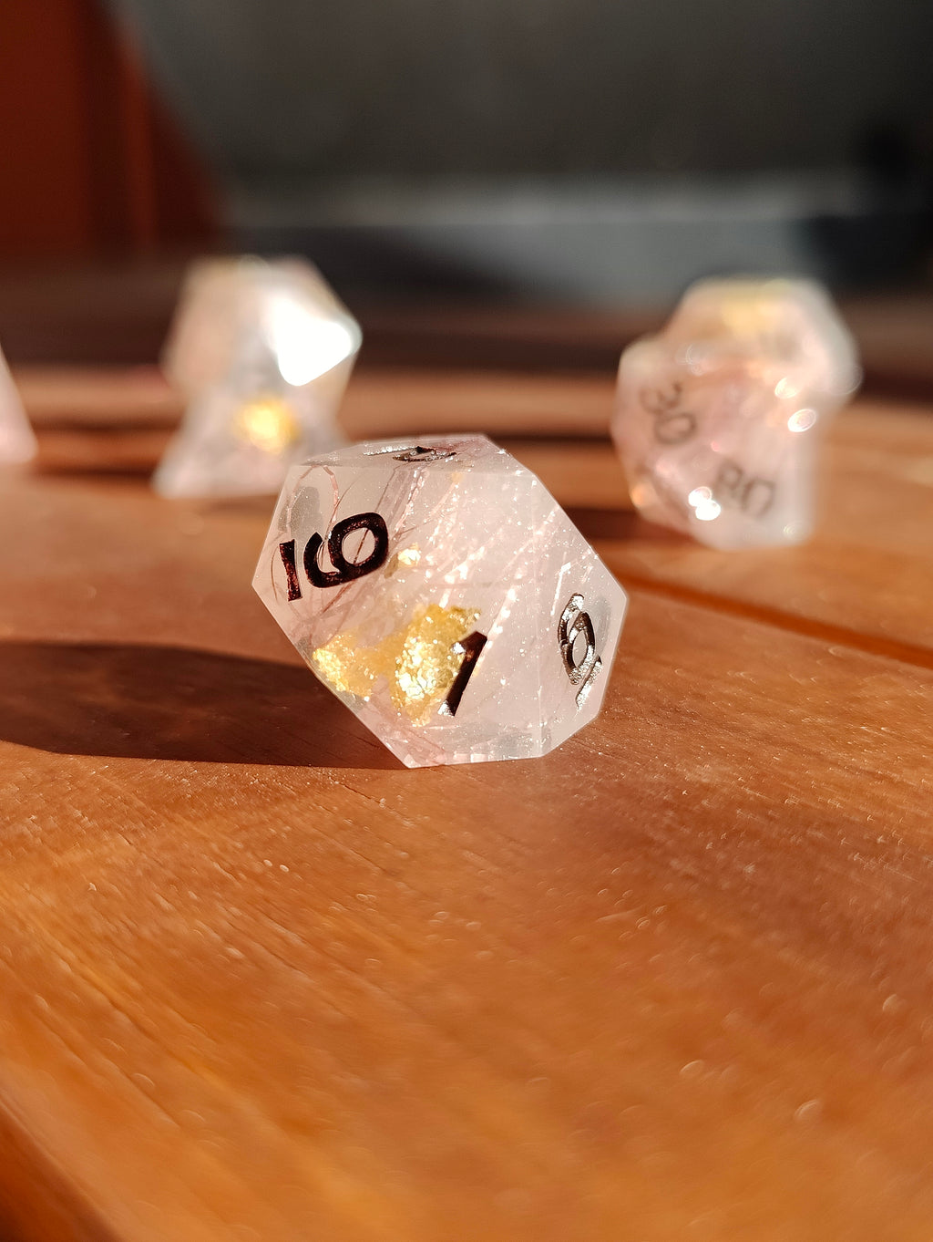 Handmade dice set: Faerie dust