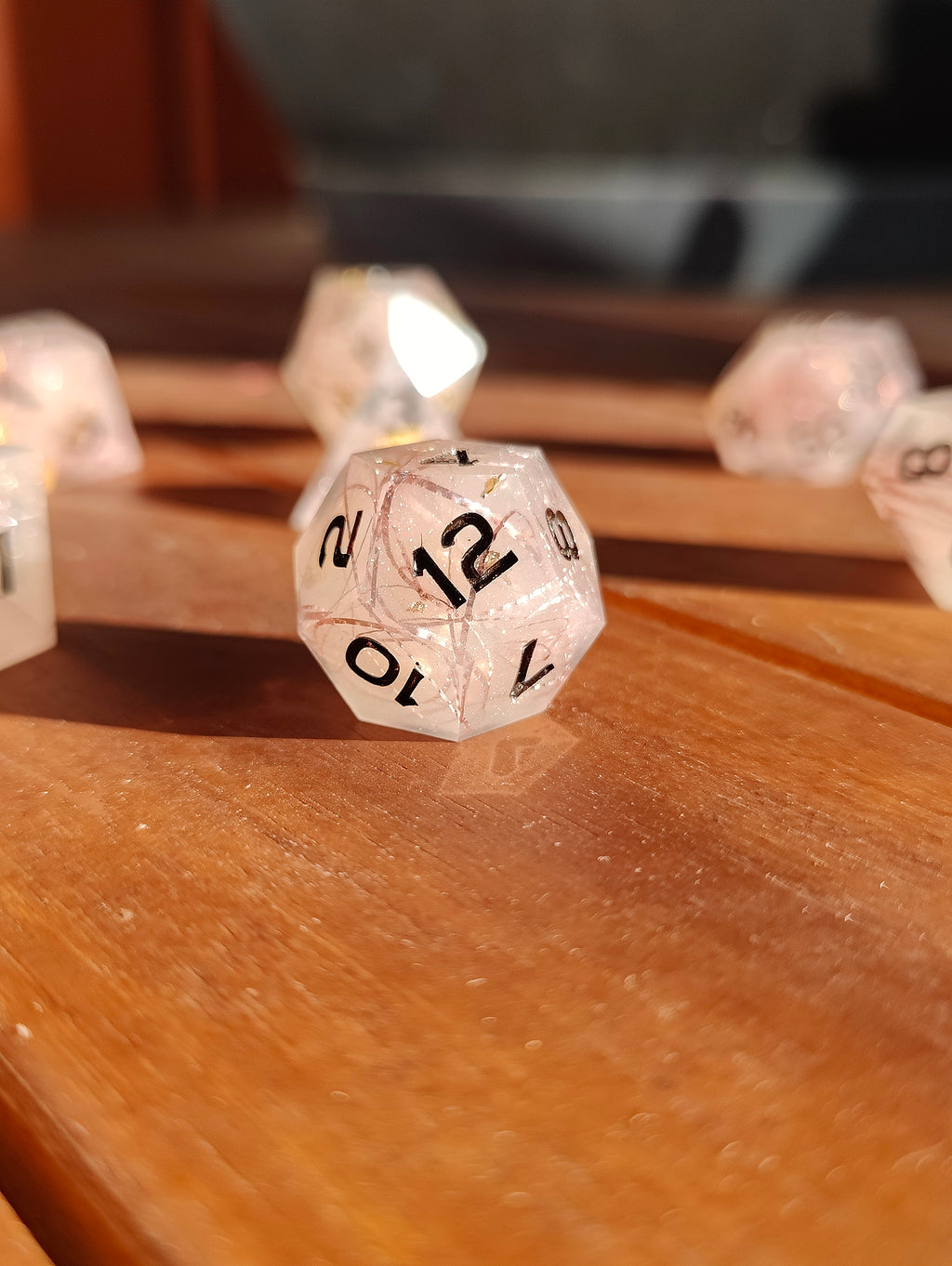 Handmade dice set: Faerie dust