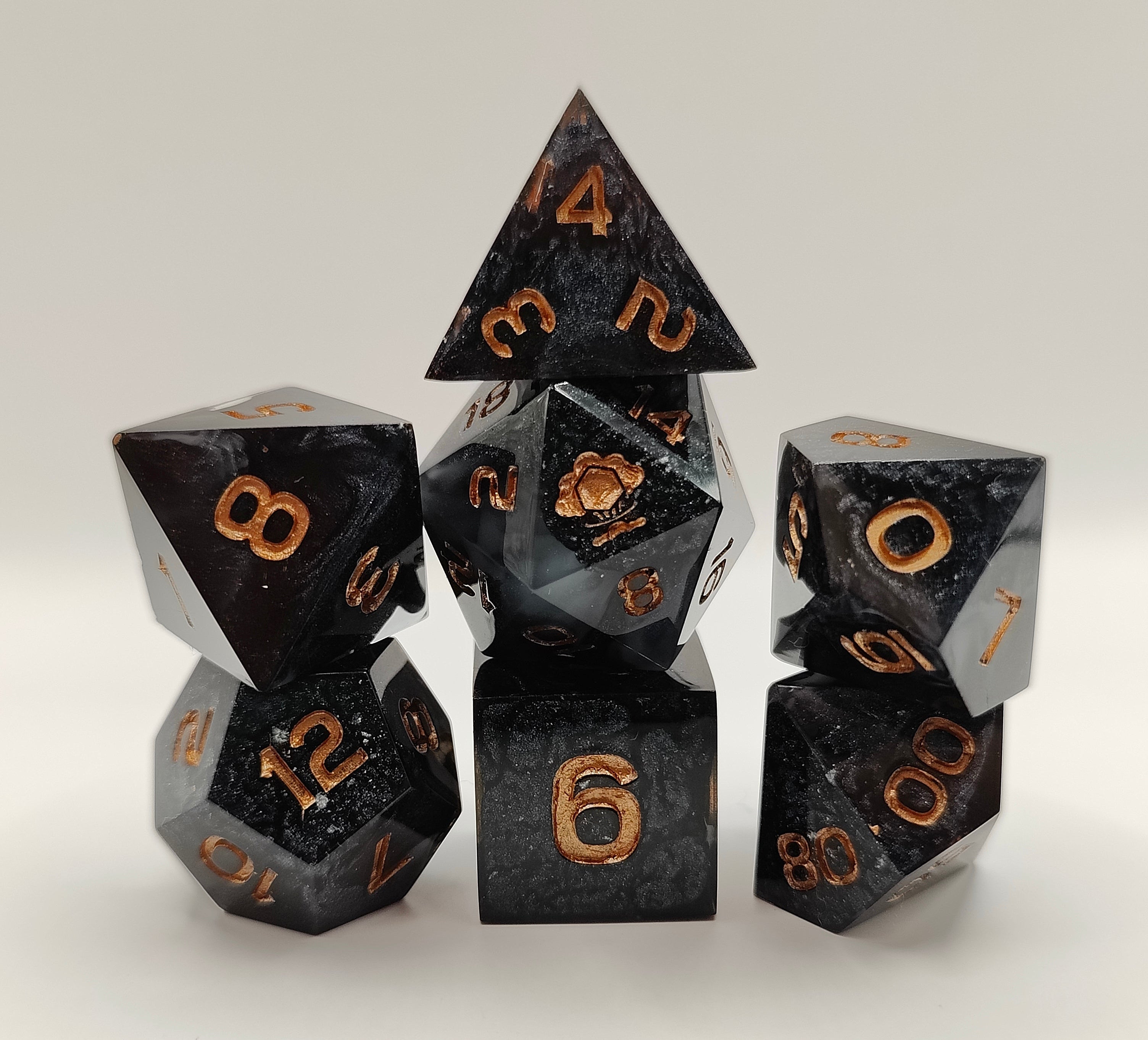 Handmade dice set: The expedition