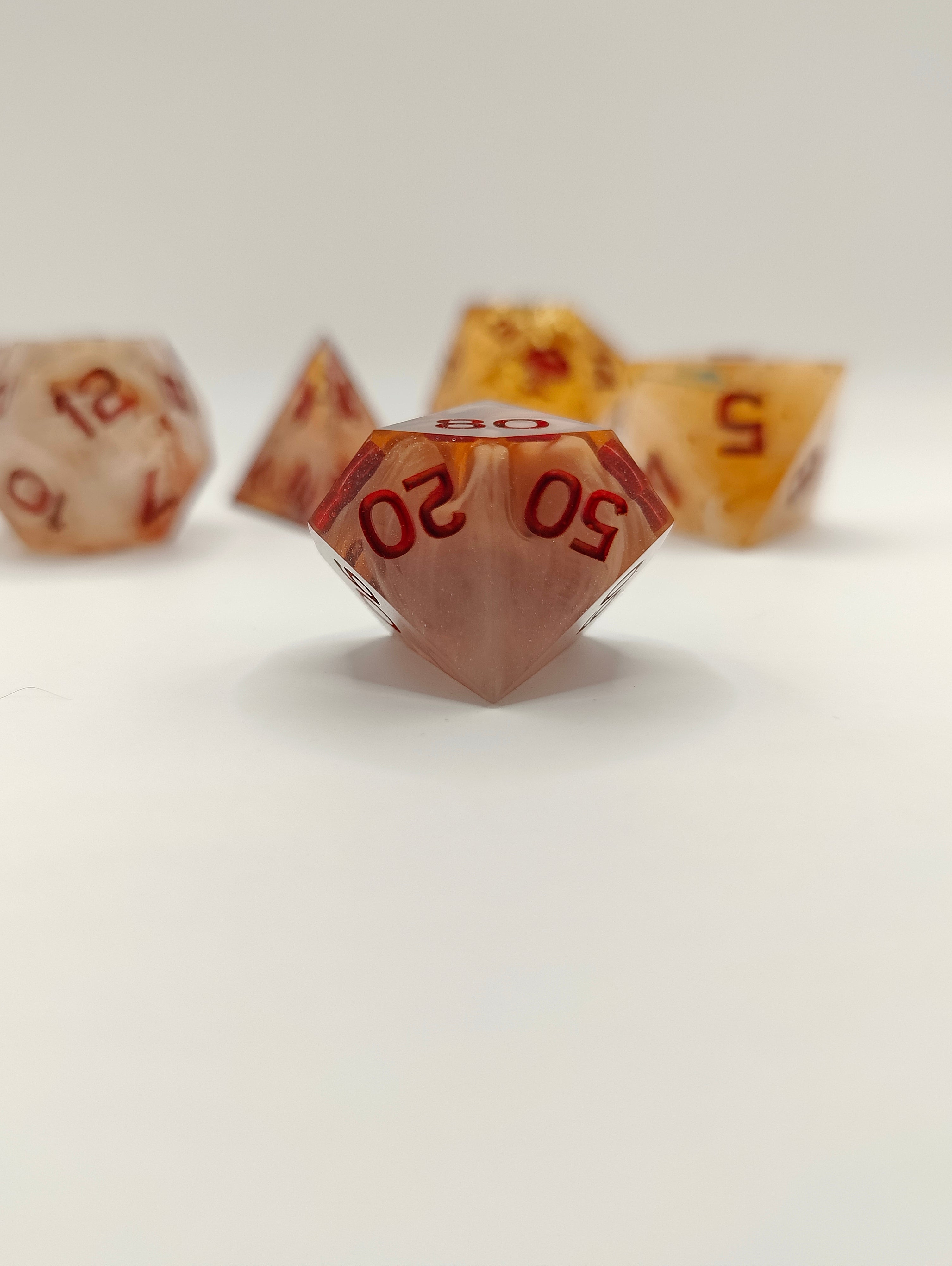 Handmade dice set: Mix and Match