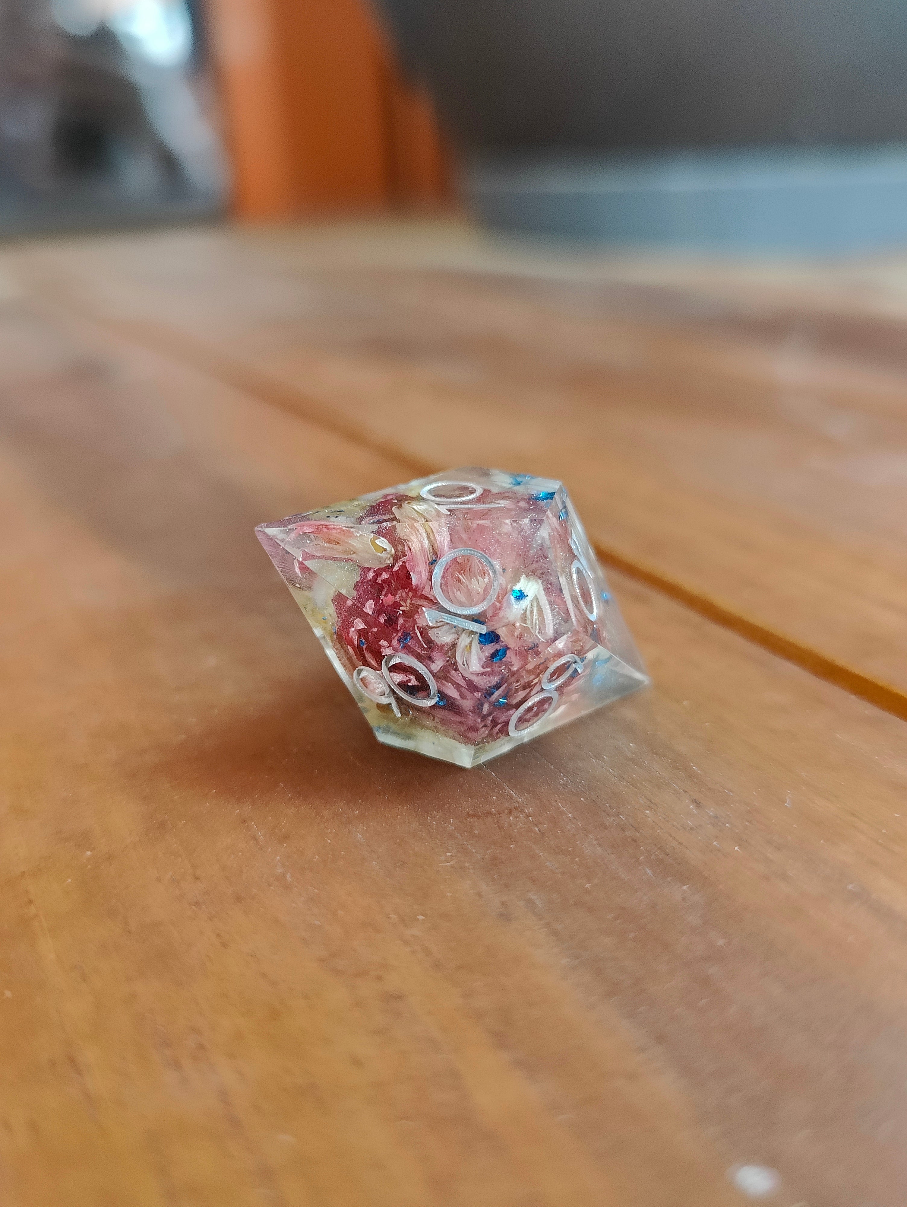 Handmade single elongated D100: In bloom