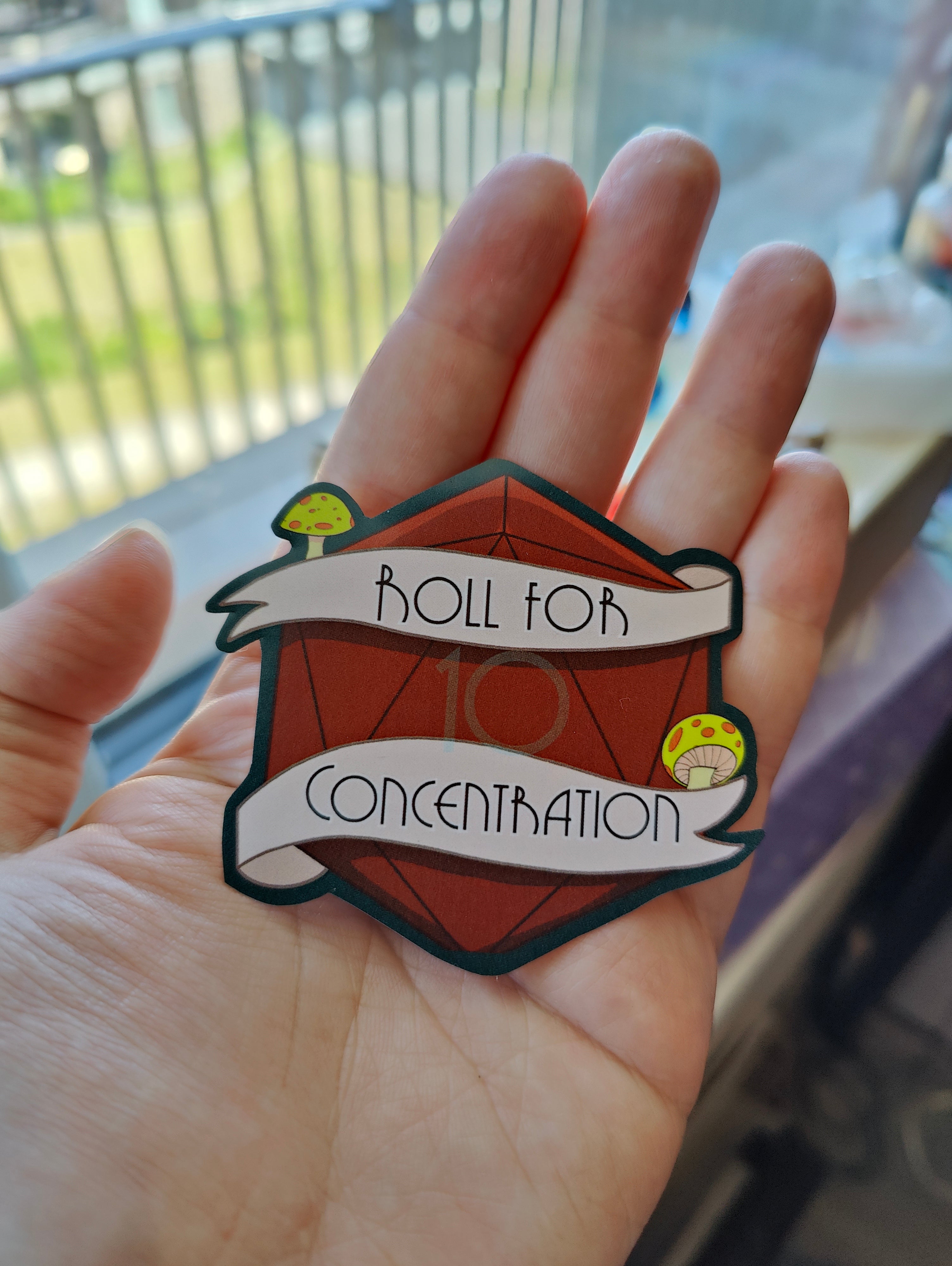 Roll for concentration sticker