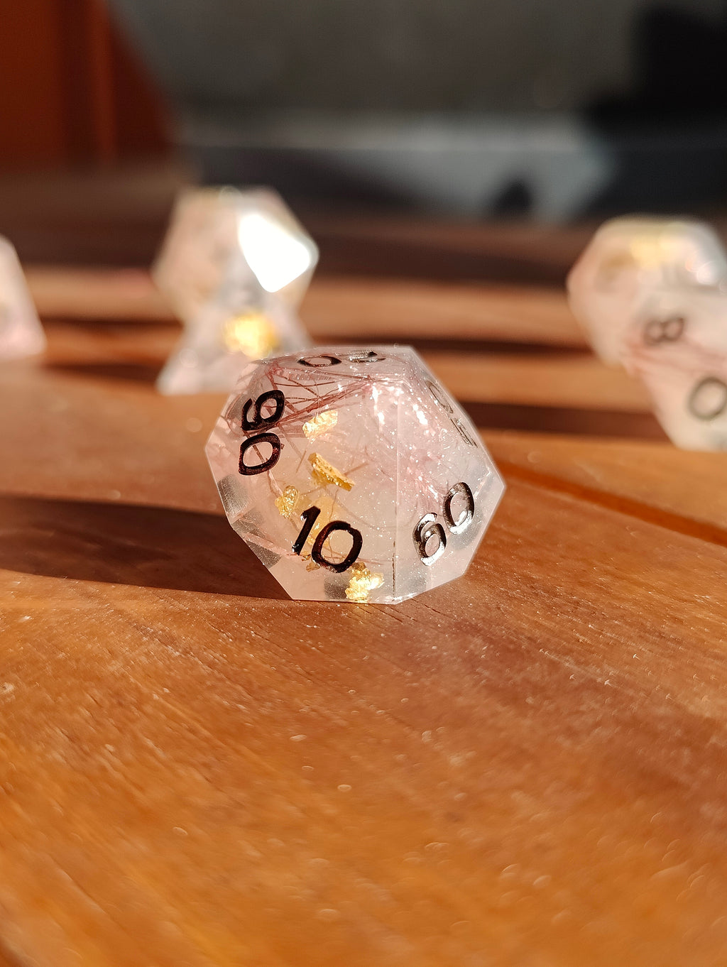 Handmade dice set: Faerie dust