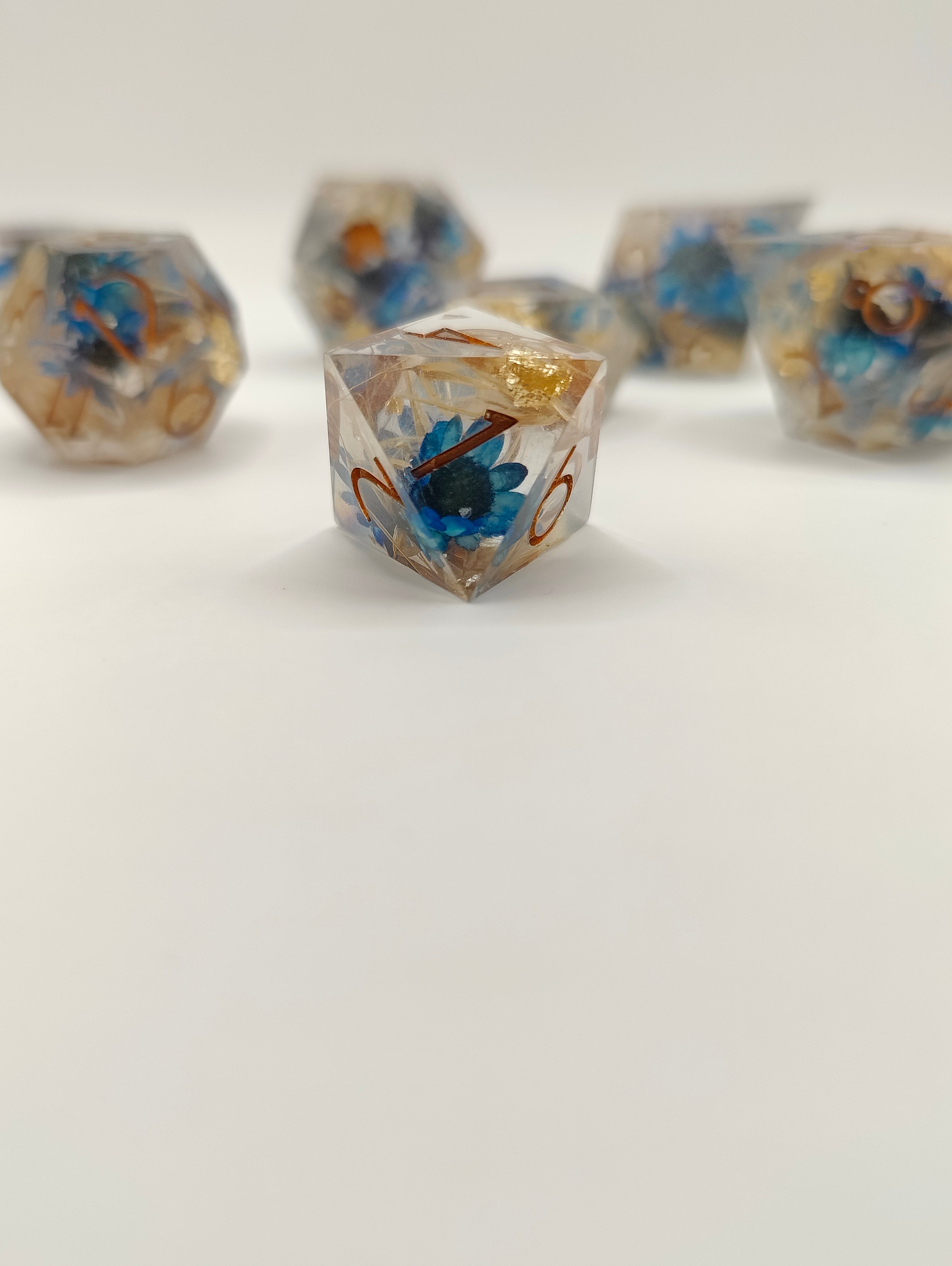 Handmade dice set: The harvest