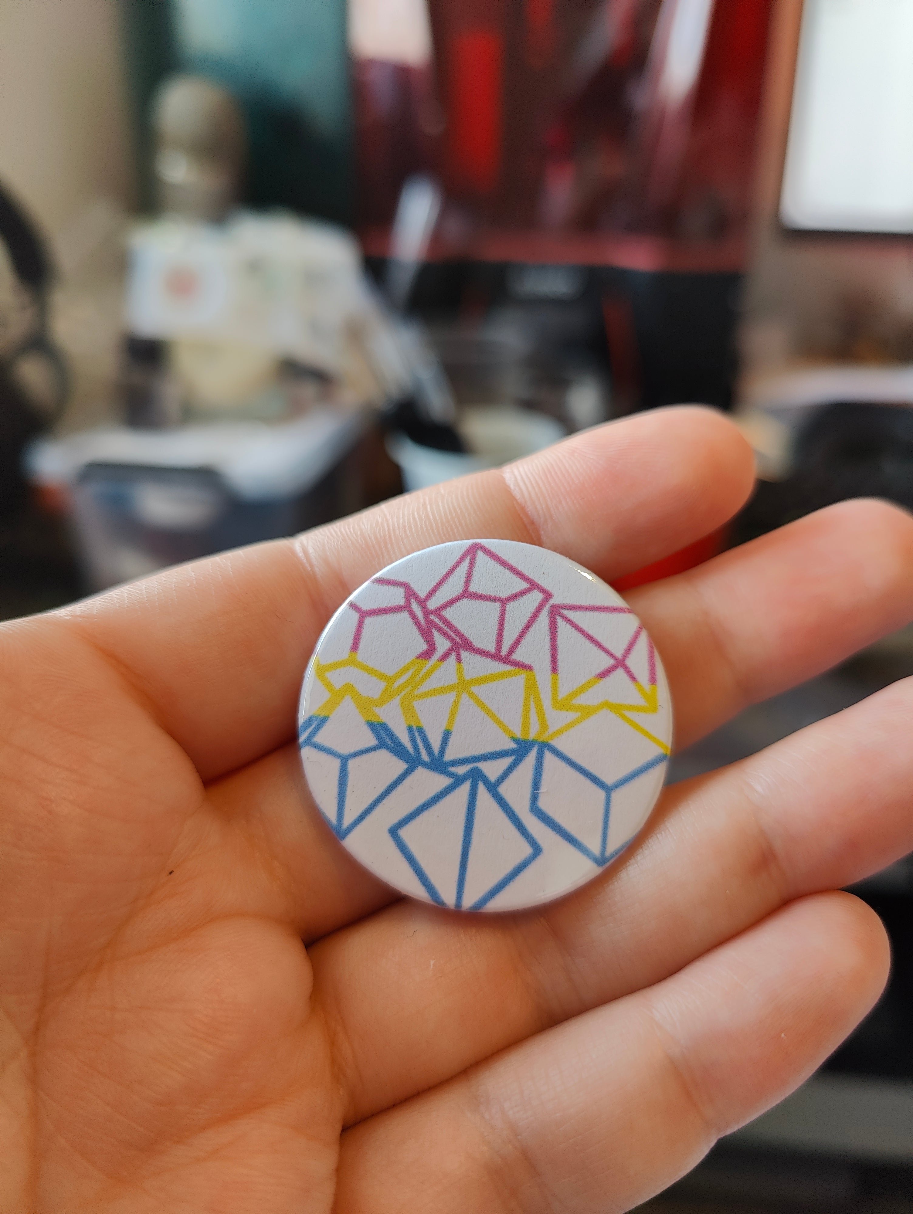 Button: Pansexual dice