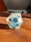 Handmade 40mm liquid core D20: Butterfly vapor