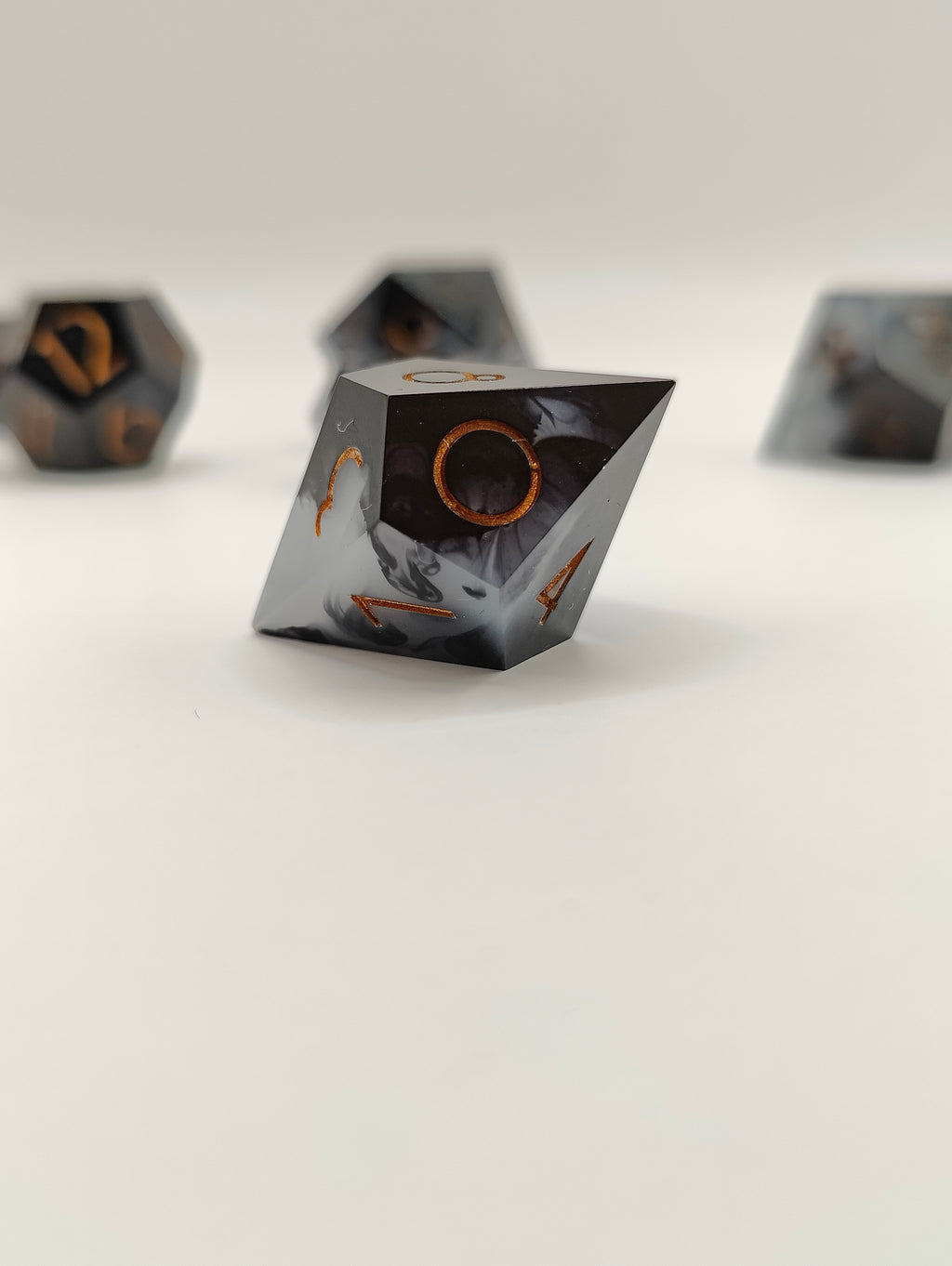 Handmade dice set: Threads of fate