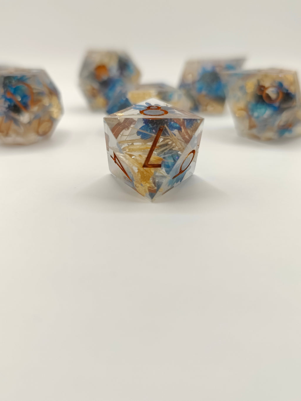 Handmade dice set: The harvest