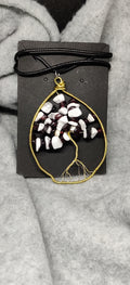 Handmade wire wrapped tree of life necklace