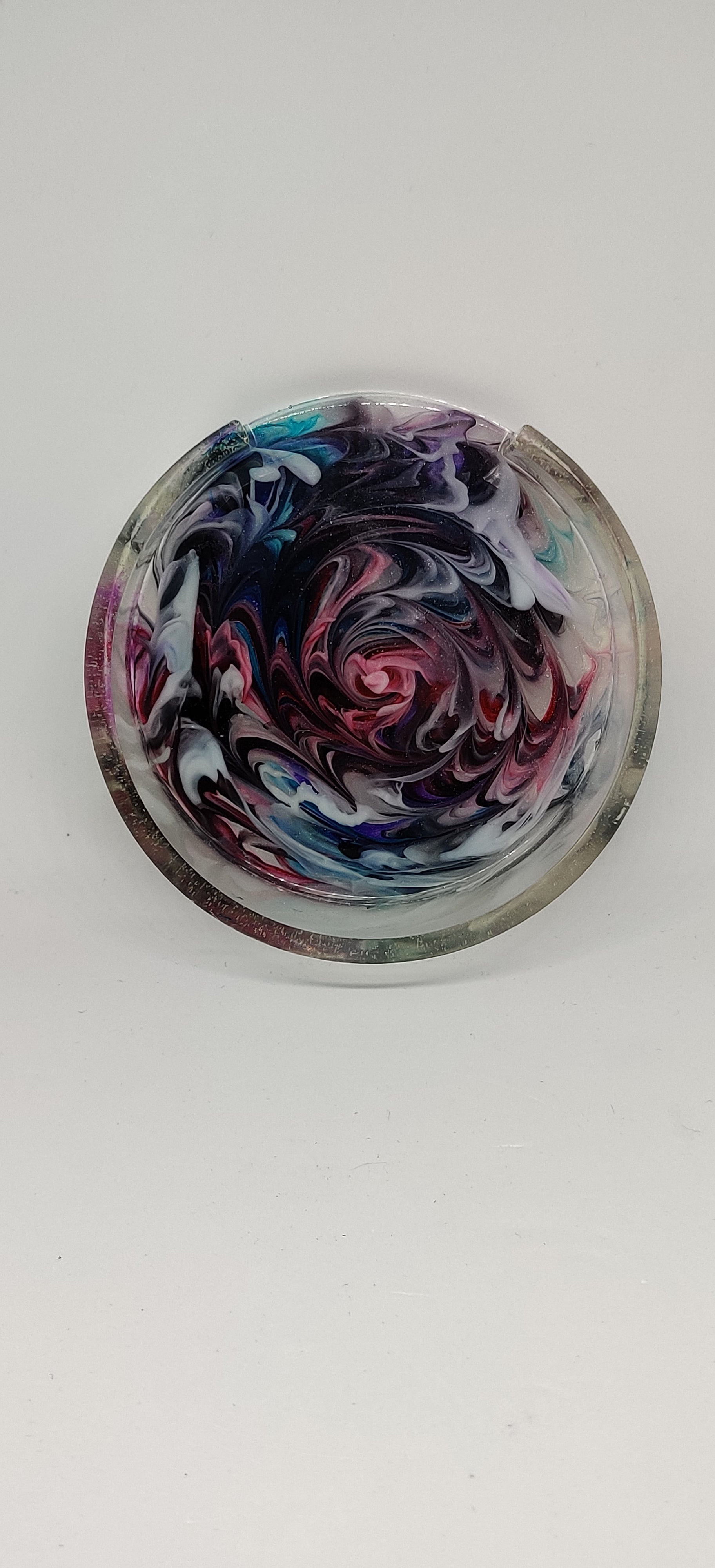 Handmade round Coaster set: Feywild Flowers