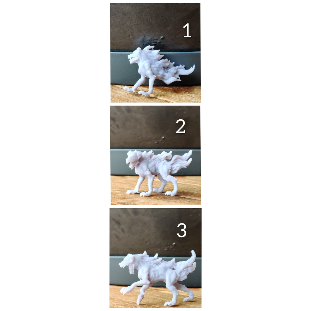 3D printed: Shadow Mastiff mini's